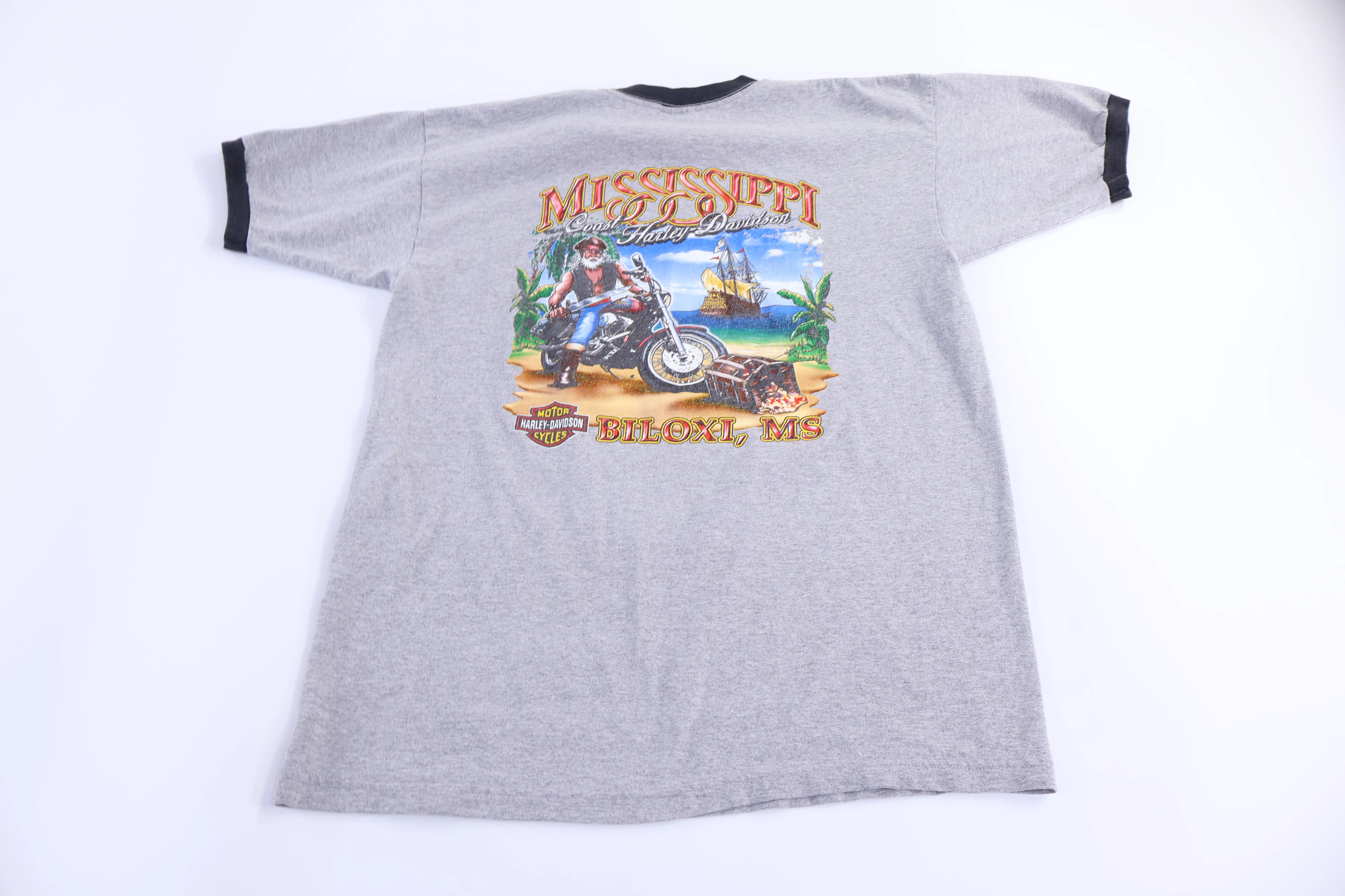 Harley Davidson Motorcycles Mississippi T-shirt - Image 2