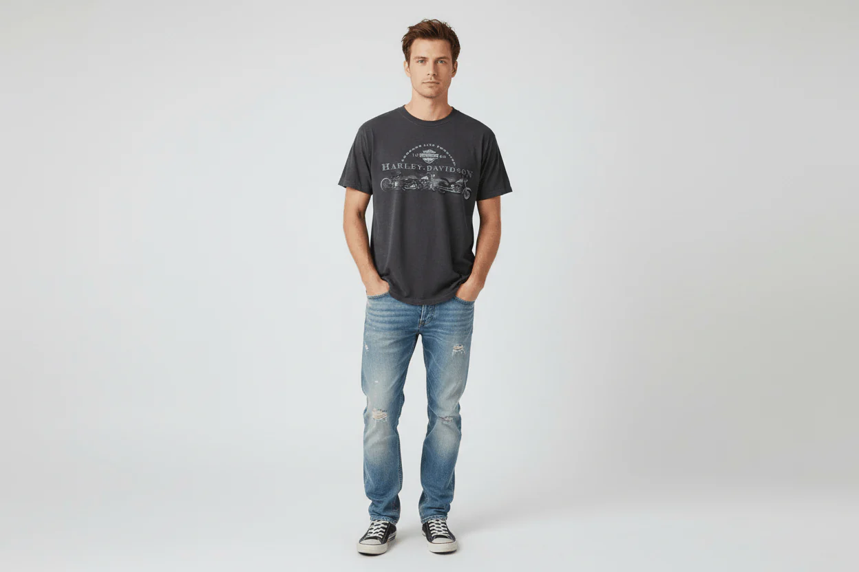 Harley Davidson Motorcycles New Orleans T-shirt