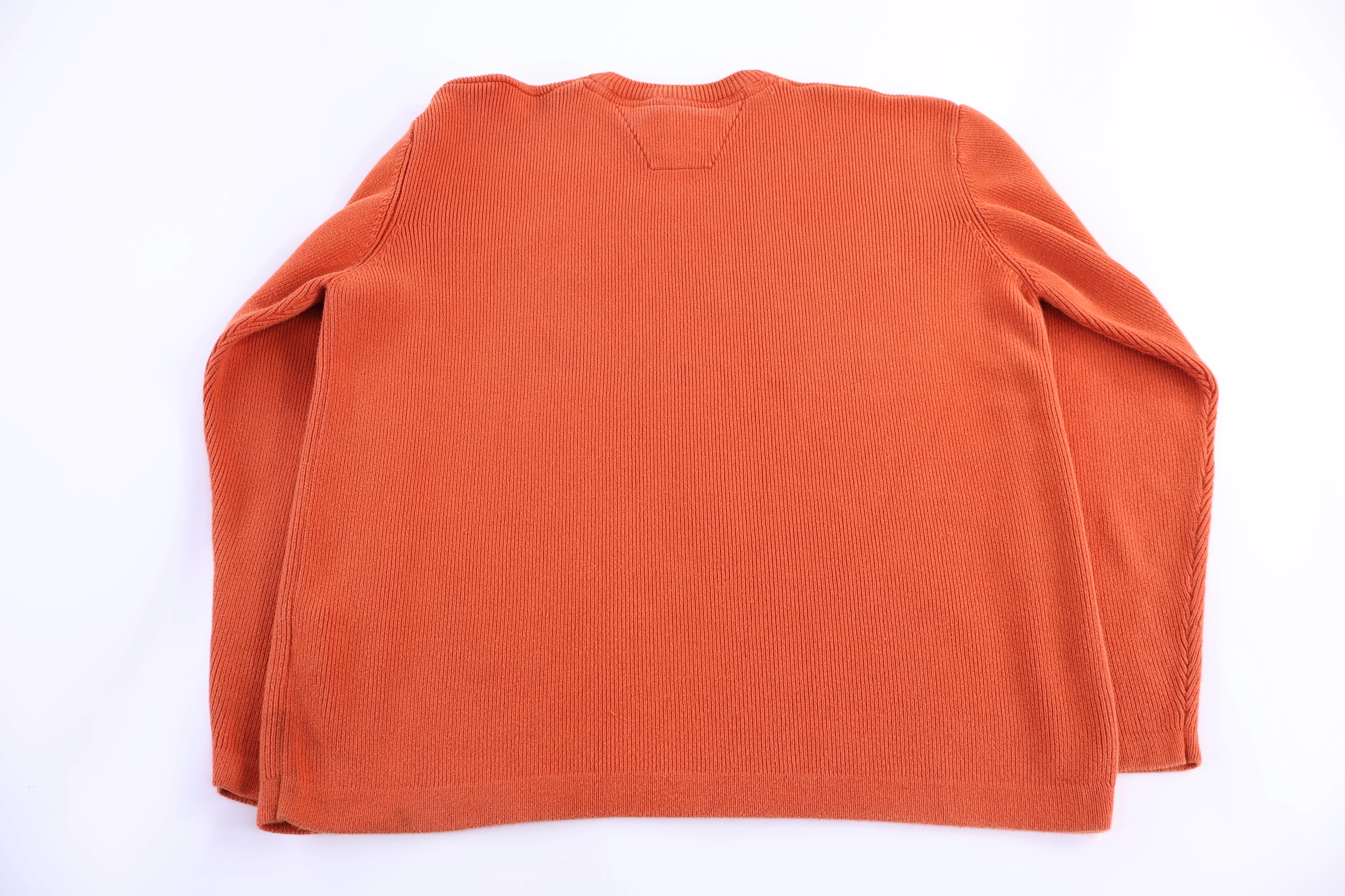 Harley Davidson Motorcycles Orange Knit Sweater - Image 2