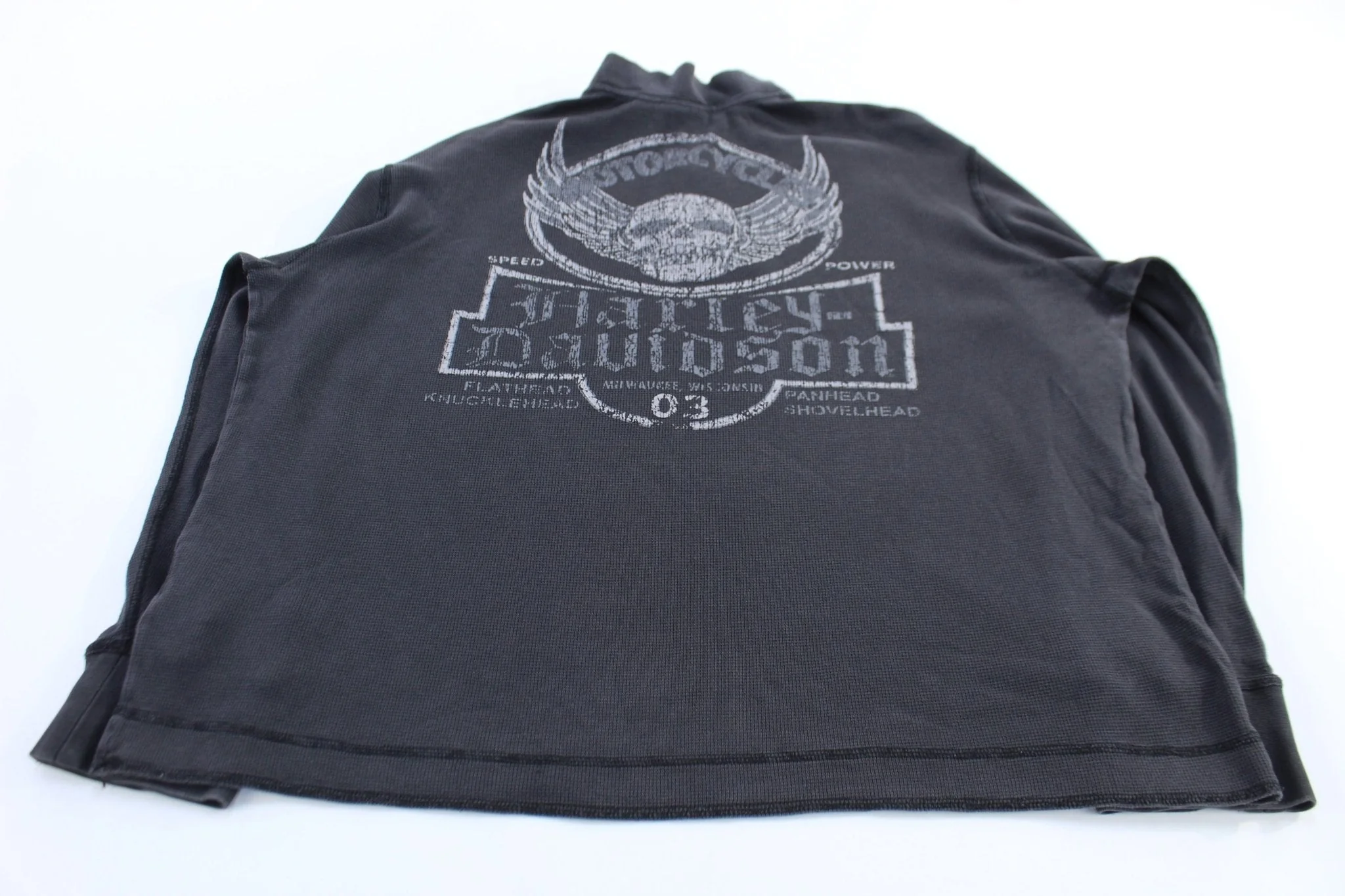 Harley Davidson Motorcycles Quarter Zip Sweater - Image 2