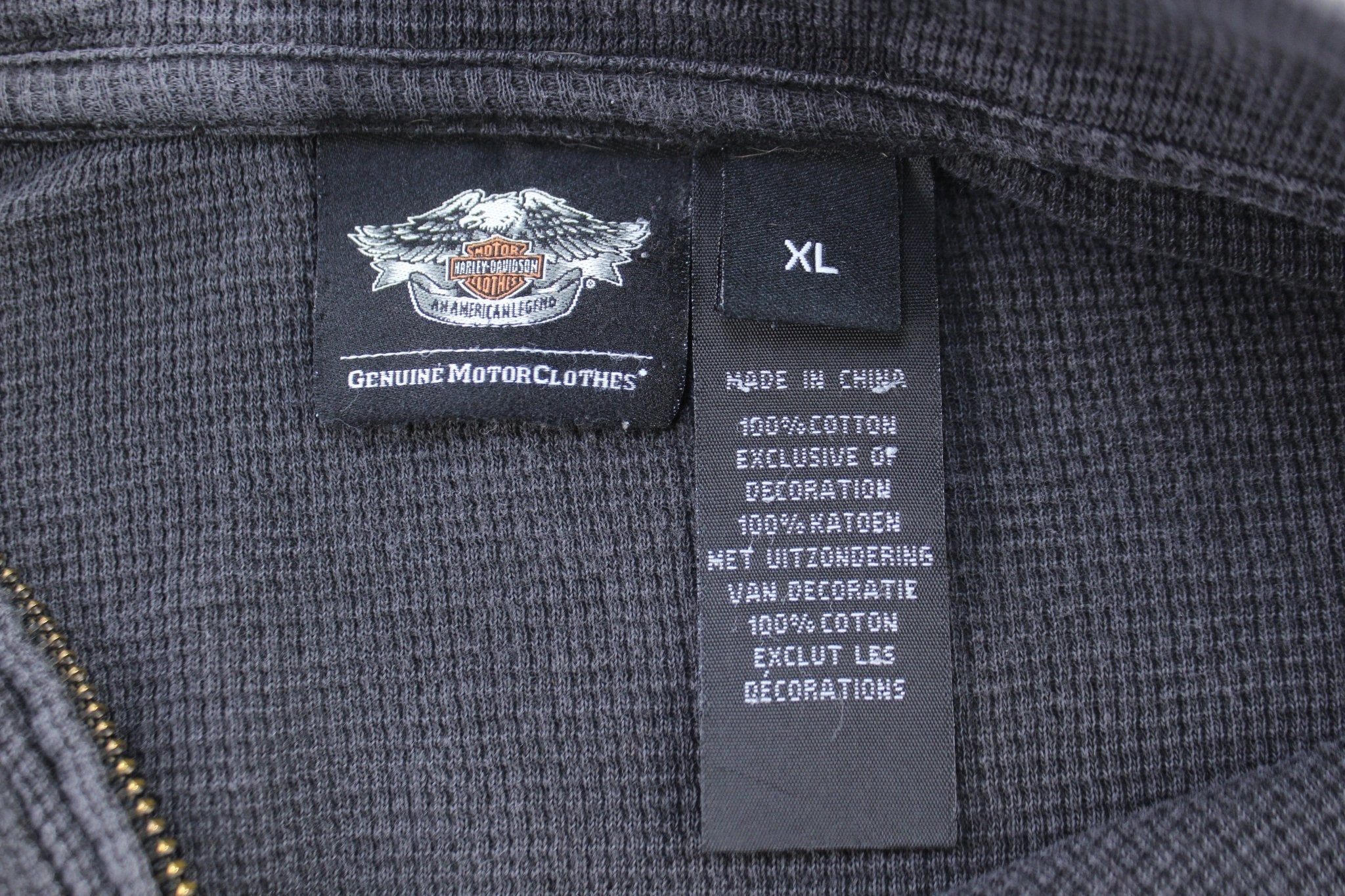 Harley Davidson Motorcycles Quarter Zip Sweater - Image 4