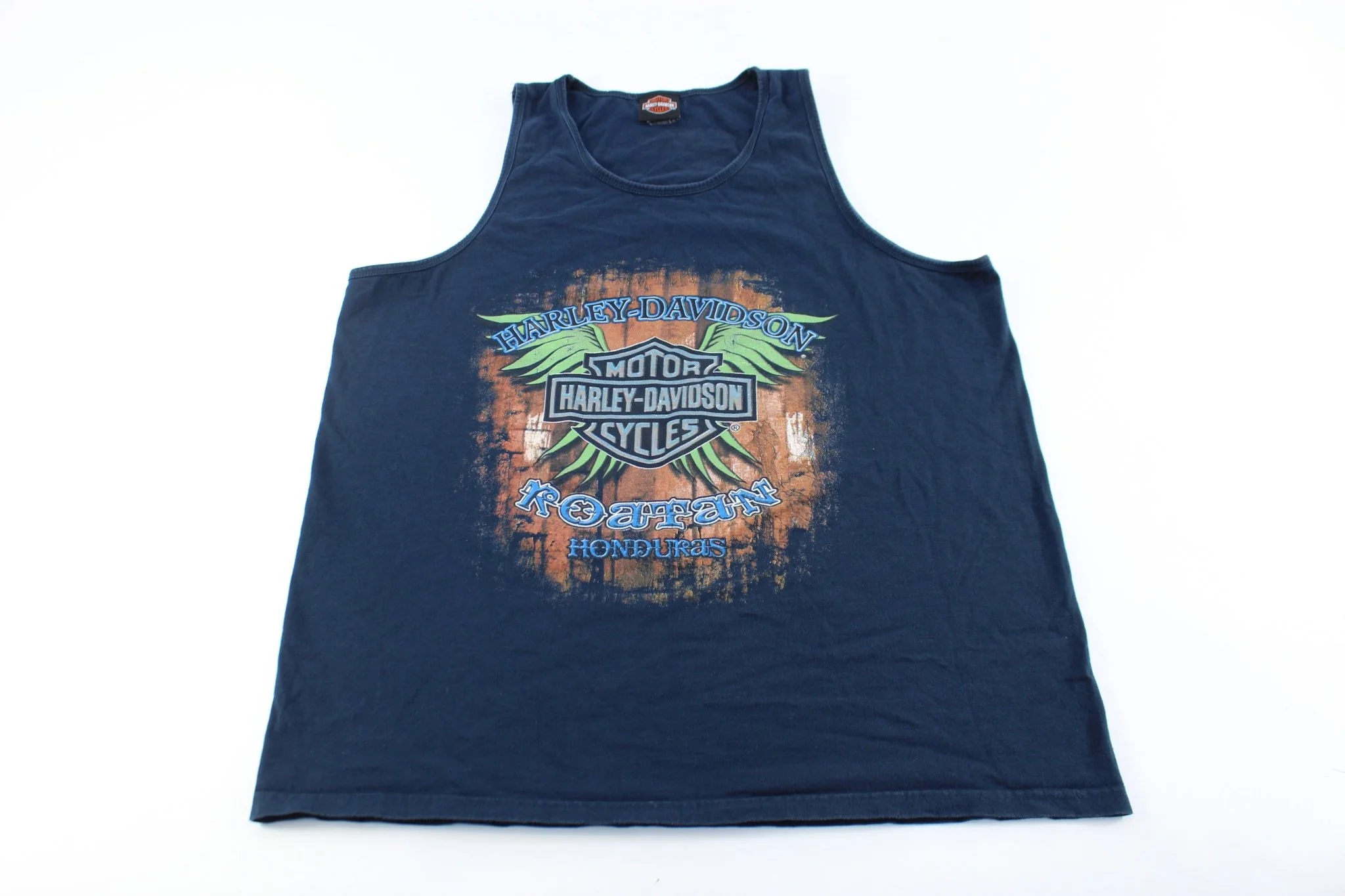 Harley Davidson Motorcycles Roatan, Honduras Tank Top