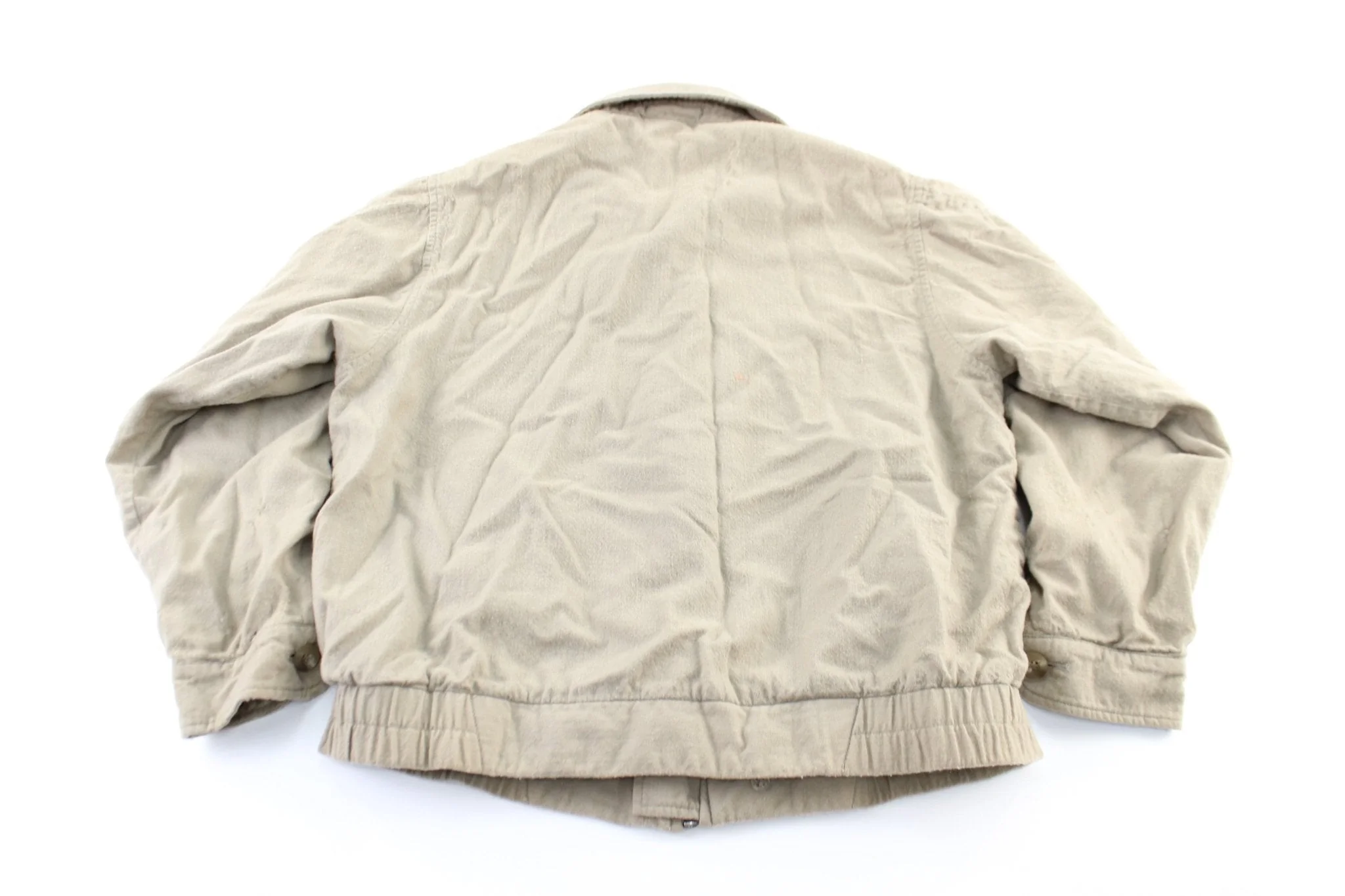 Hart Schaffner & Marx Beige Zip Up Jacket - Image 2
