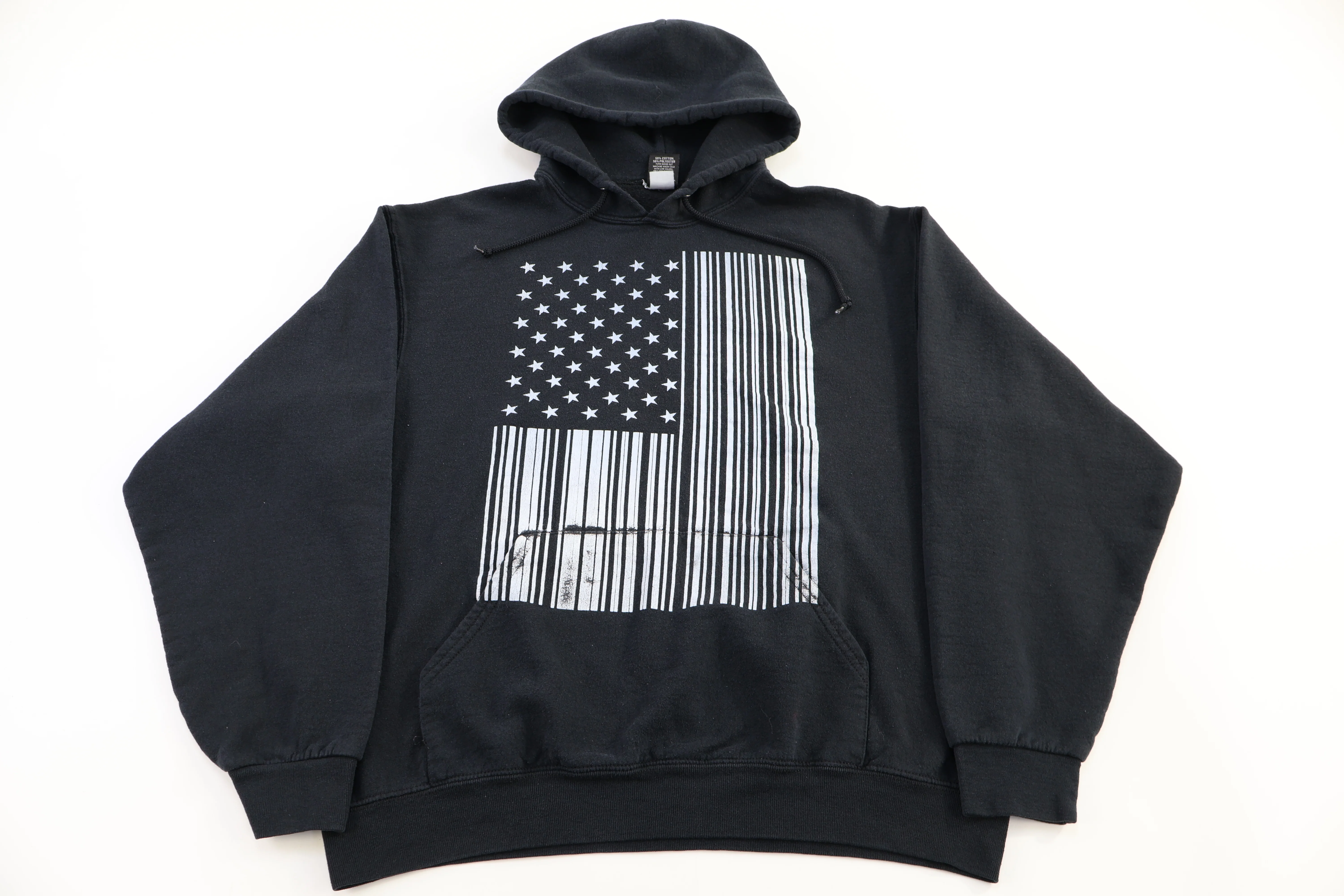Hawk American Flag Graphic Pullover Hoodie