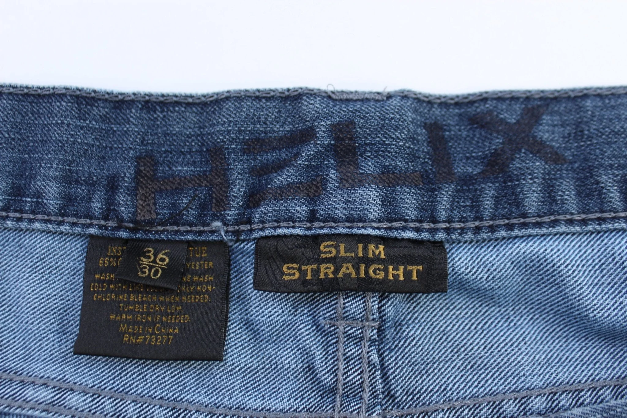 Helix Dark Wash Denim Jeans - Image 4