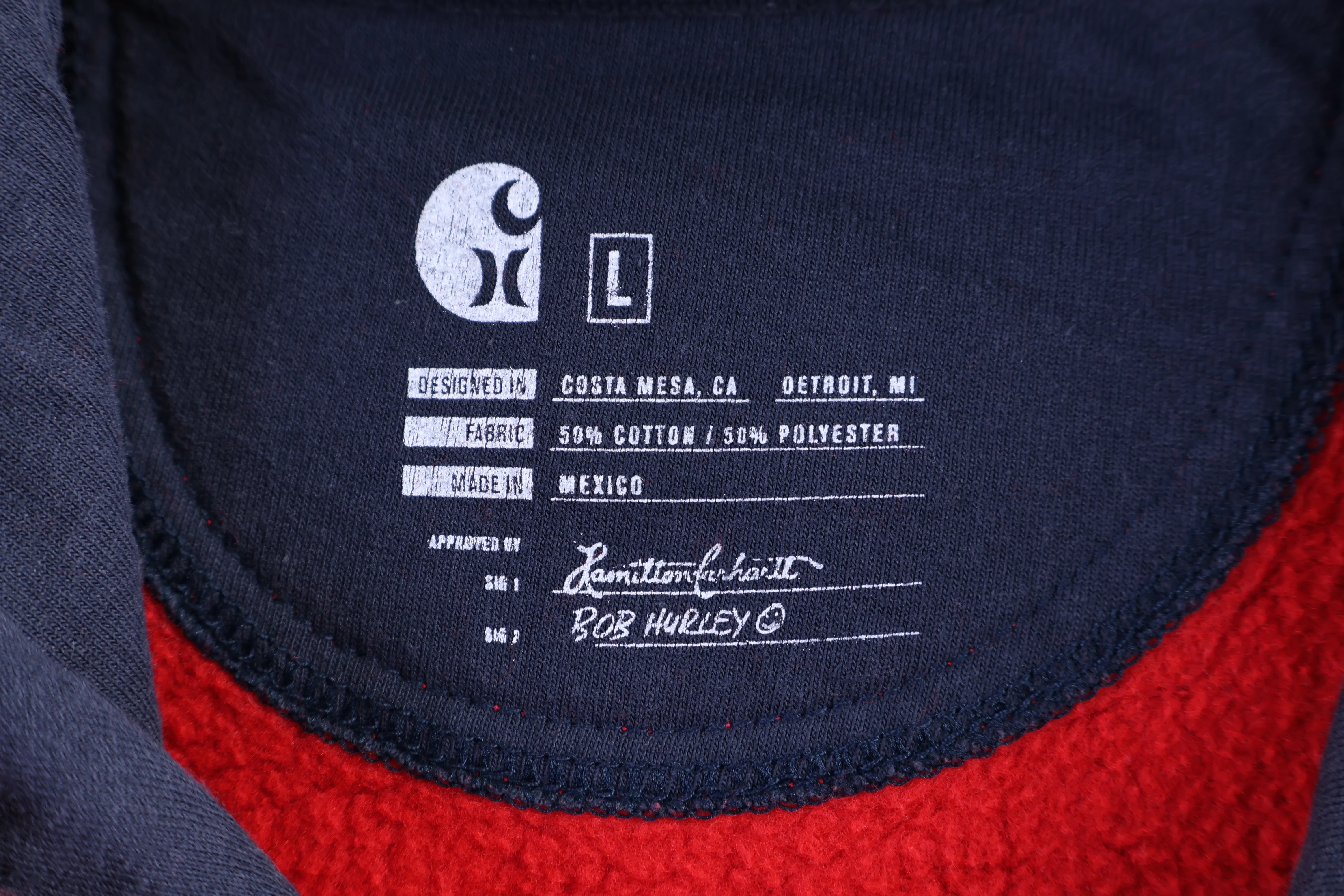 Hurley Loyal To The Sea Red Pullover Hoodie - Image 3