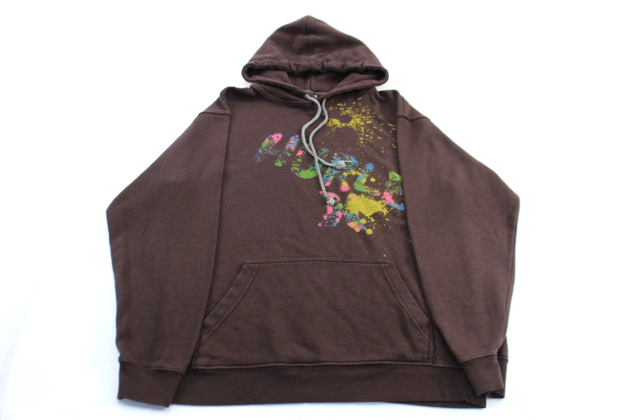 Hurley Paintball Splatter Brown Pullover Hoodie
