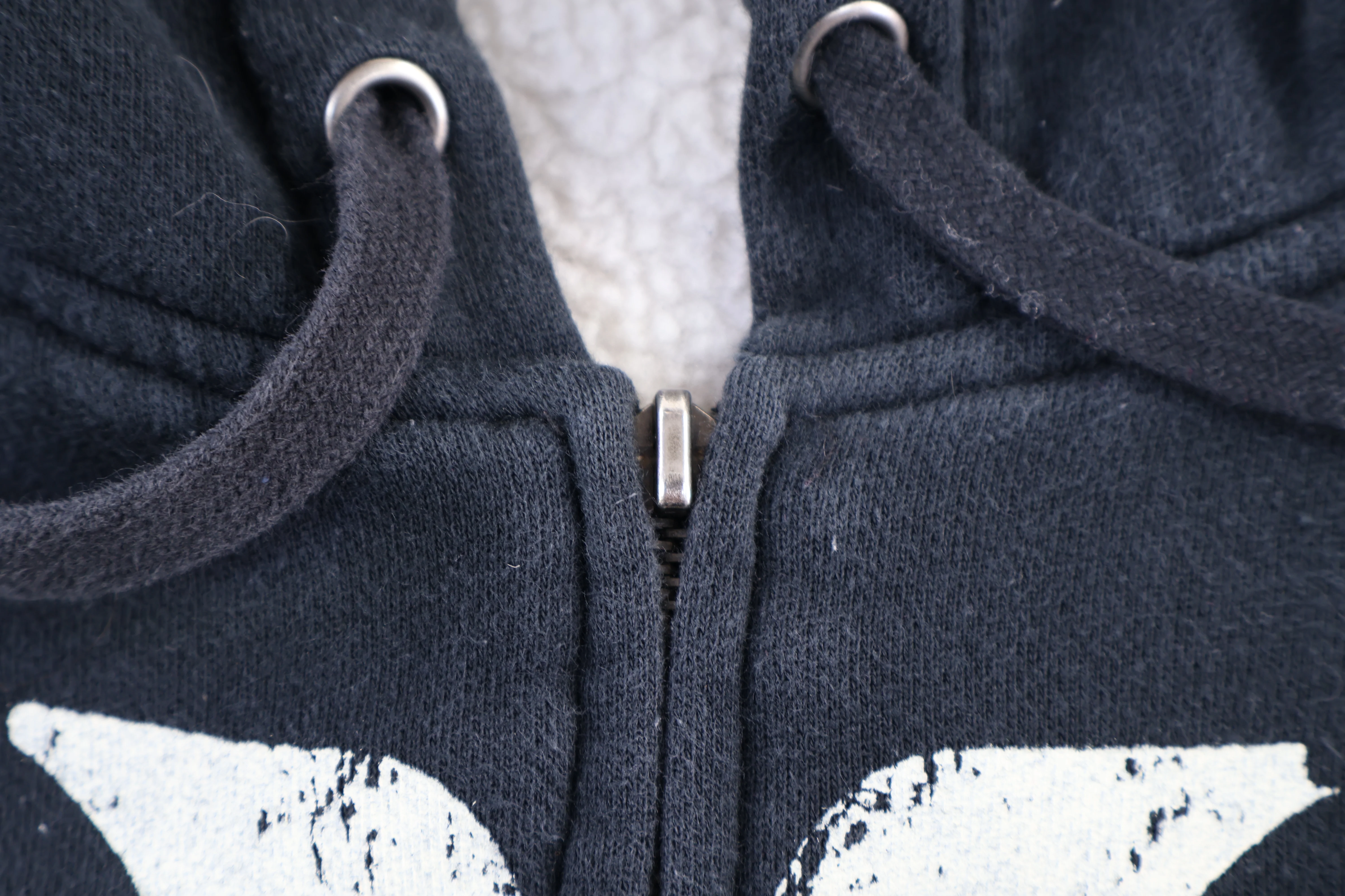 Y2K Hurley Sherpa Lined Full Zip Hoodie - Image 3