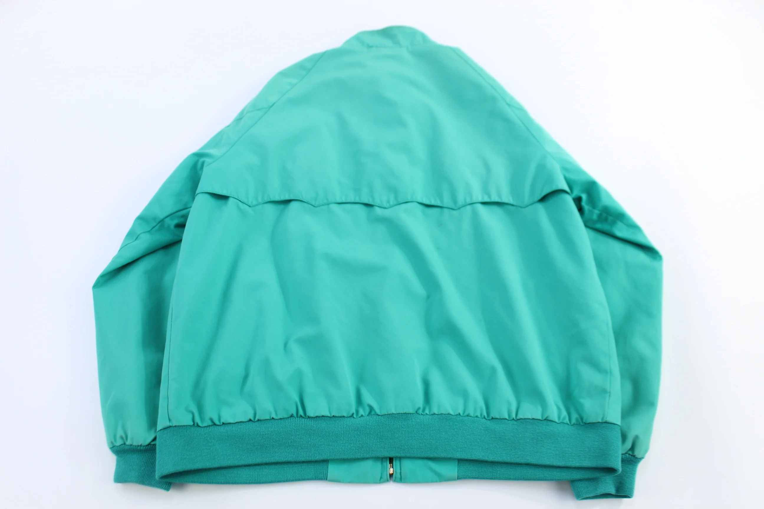 90’s Lacoste Green Full Zip Harrington Jacket - Image 2
