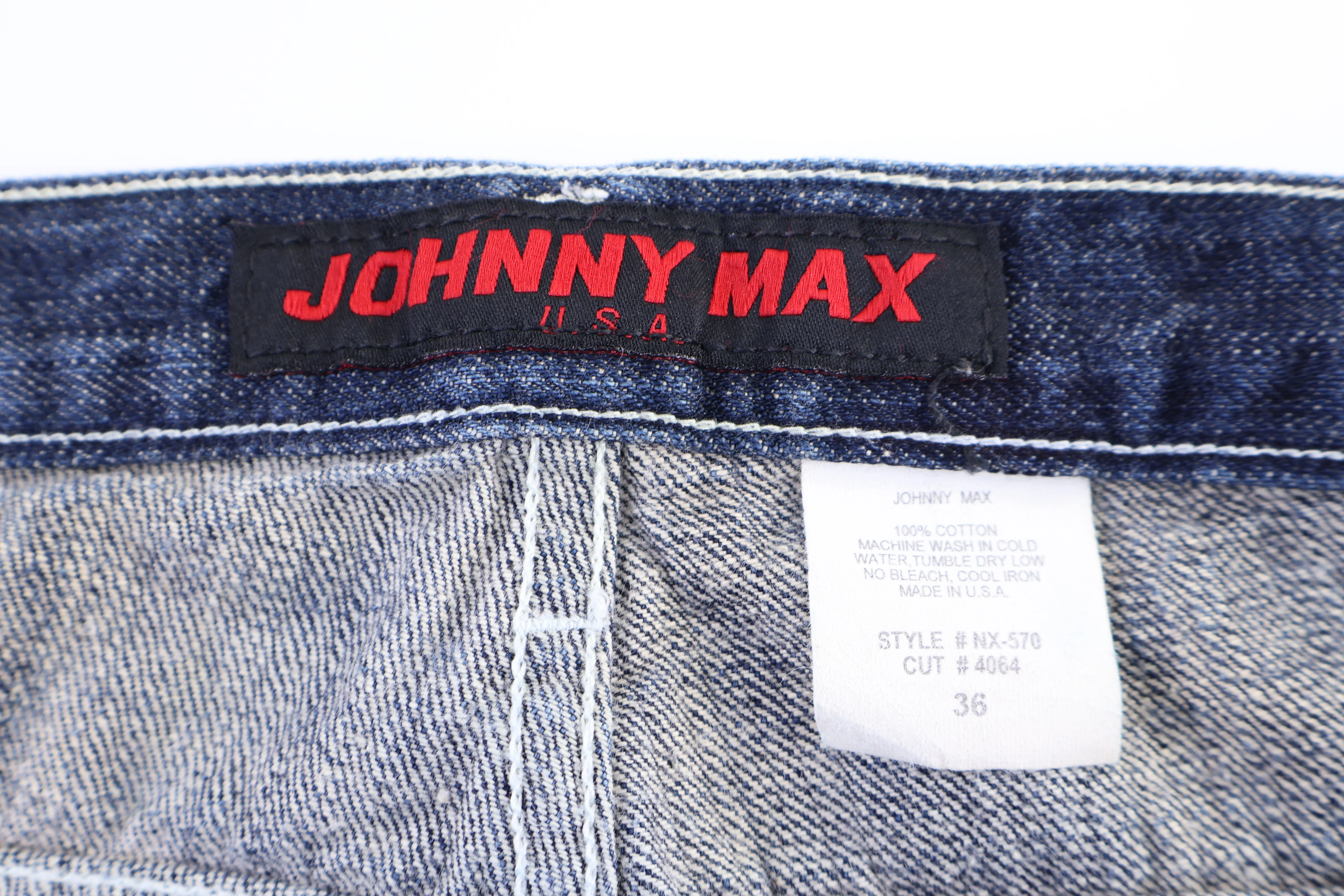 Johnny Max Dark Wash Denim Jeans - Image 3