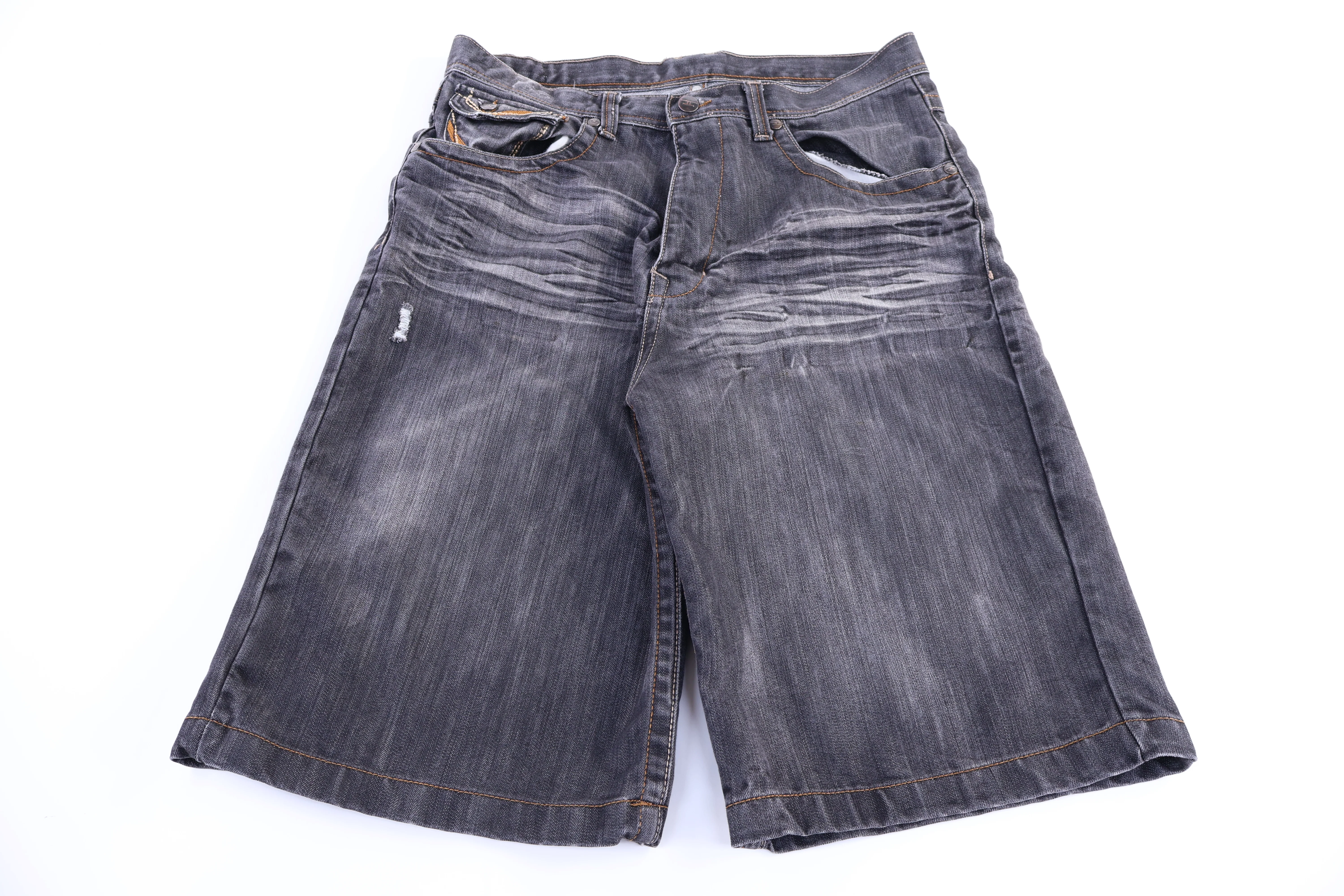 Jordan Craig Dark Wash Denim Shorts - Image 2