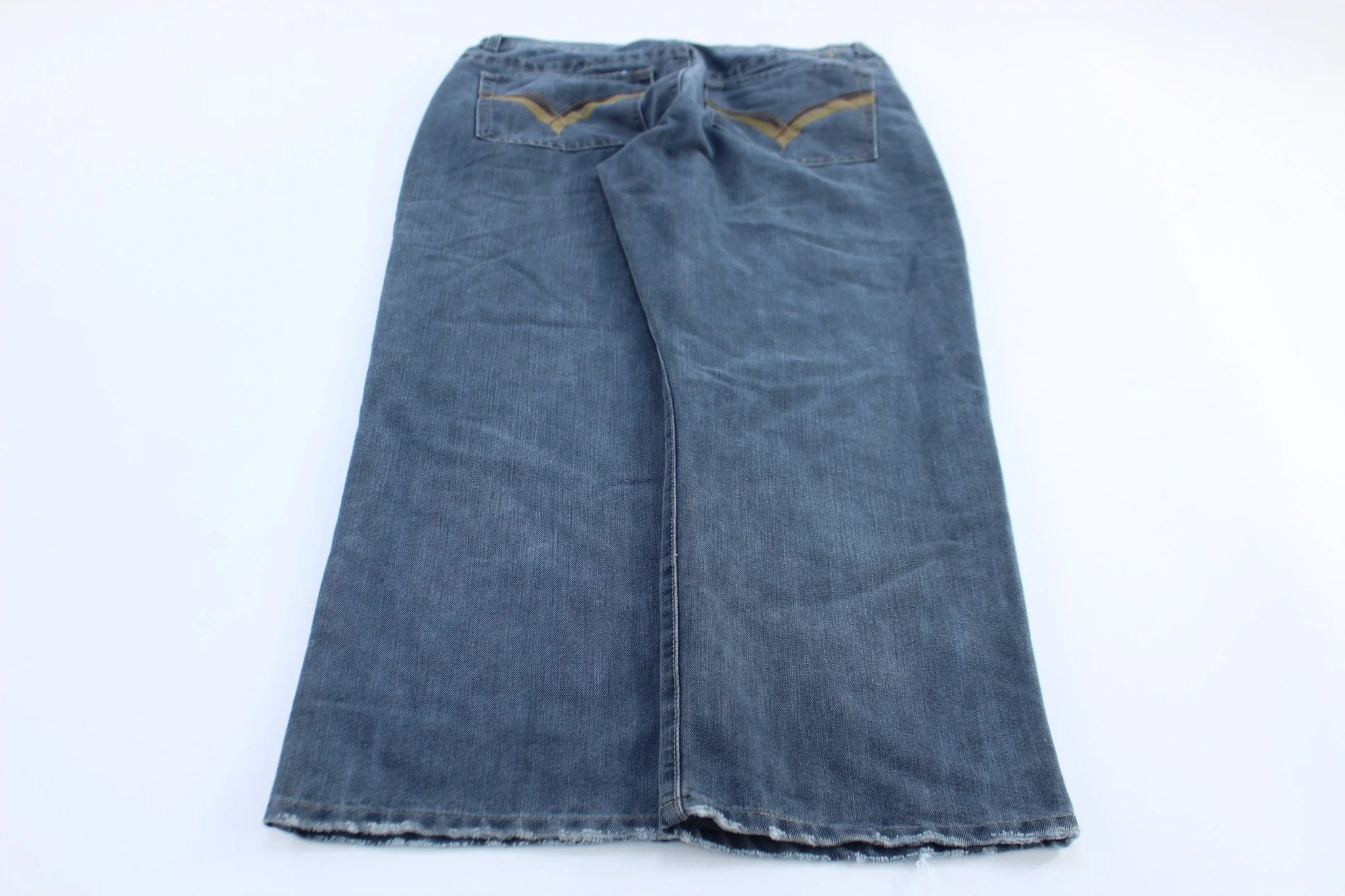 Jordan Craig Medium Wash Loose Fit Denim Jeans - Image 2