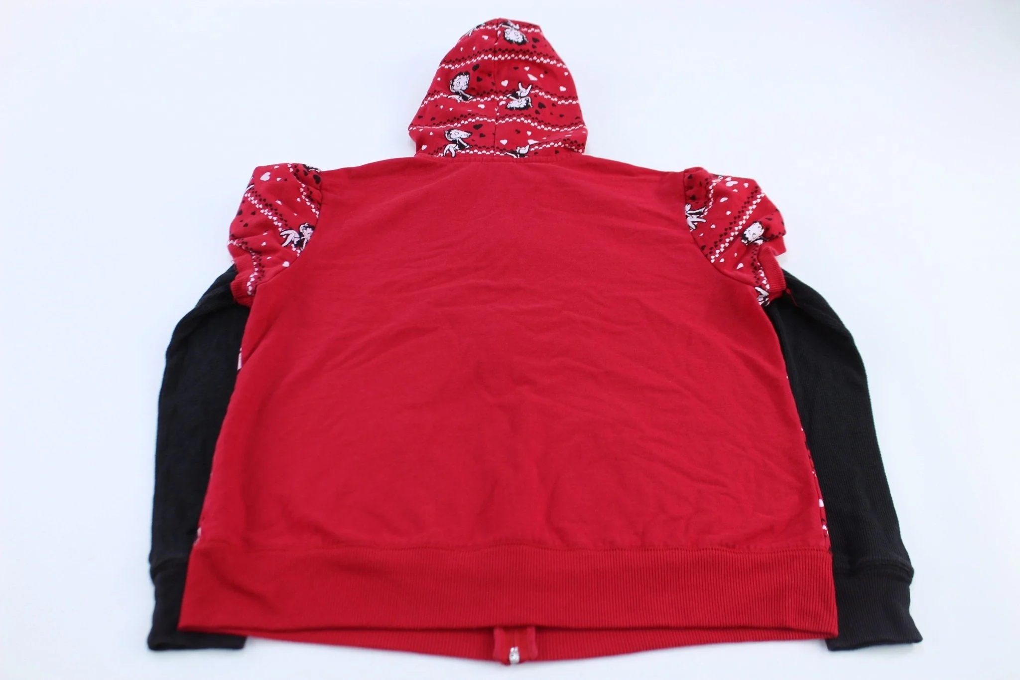 Junior Betty Boop Graphic Full Zip Hoodie - Image 2