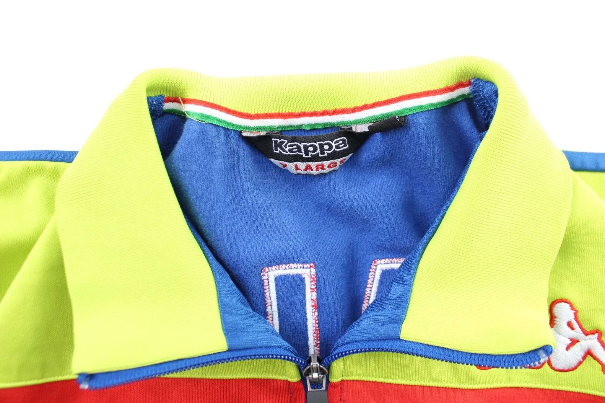 Kappa Embroidered Logo Italia Track Zip Up Jacket - Image 3