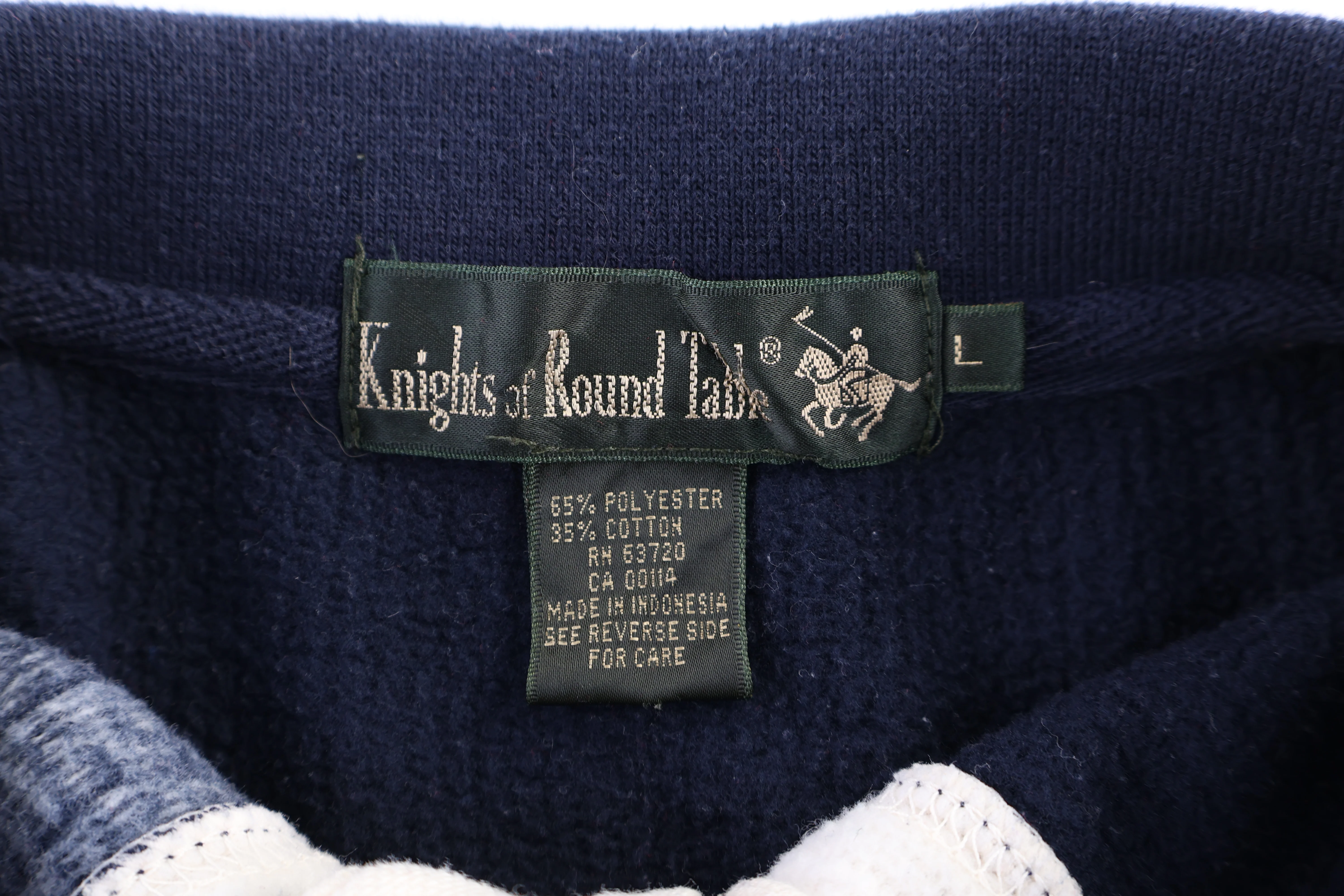 Knights Round Table Multicolor Henley Sweater - Image 3
