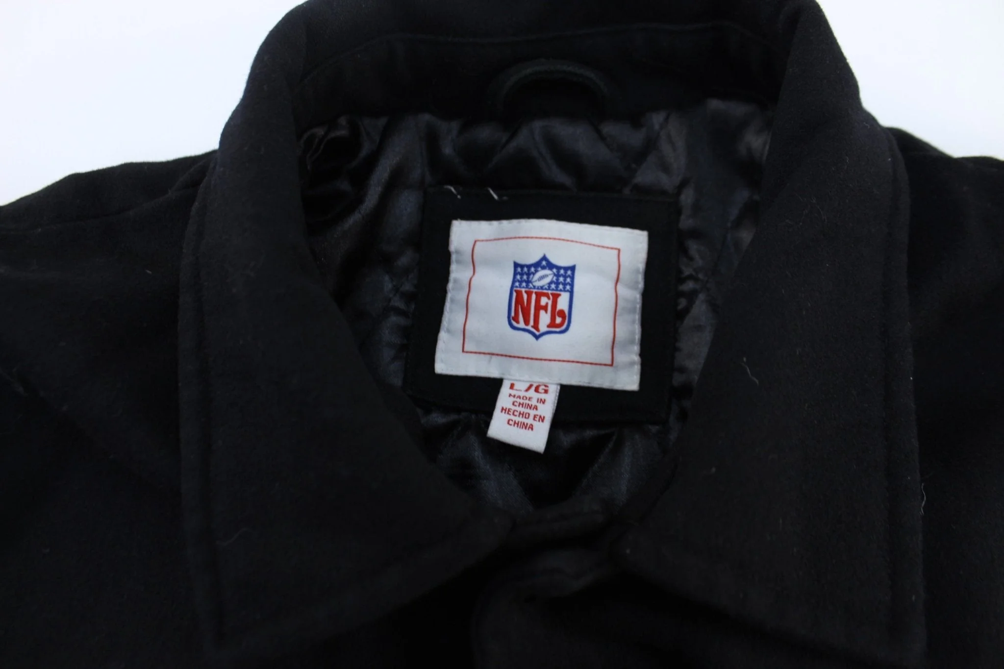 Raiders Embroidered Football Varsity Jacket - Image 3
