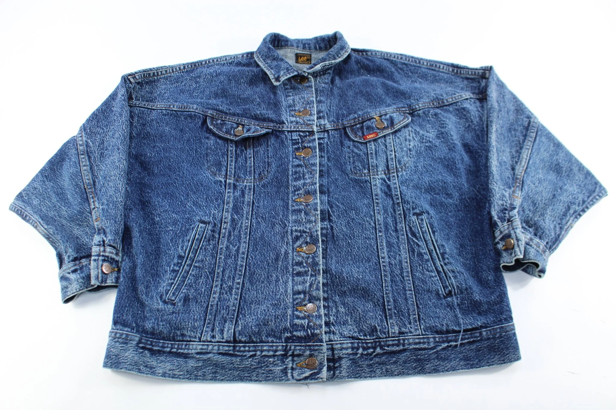Lee Patio 153438 Acid Wash Denim Jacket