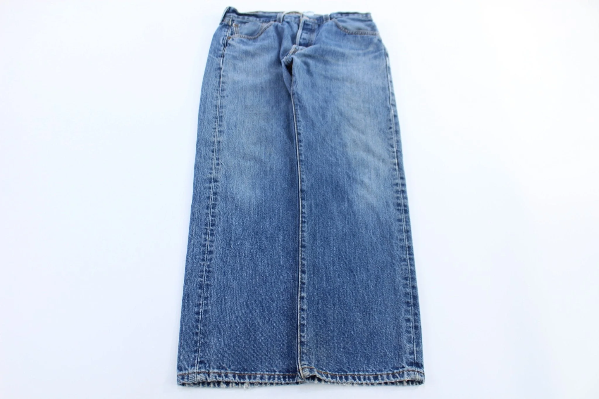 Levi's 501 Medium Wash Denim Jeans - Image 2