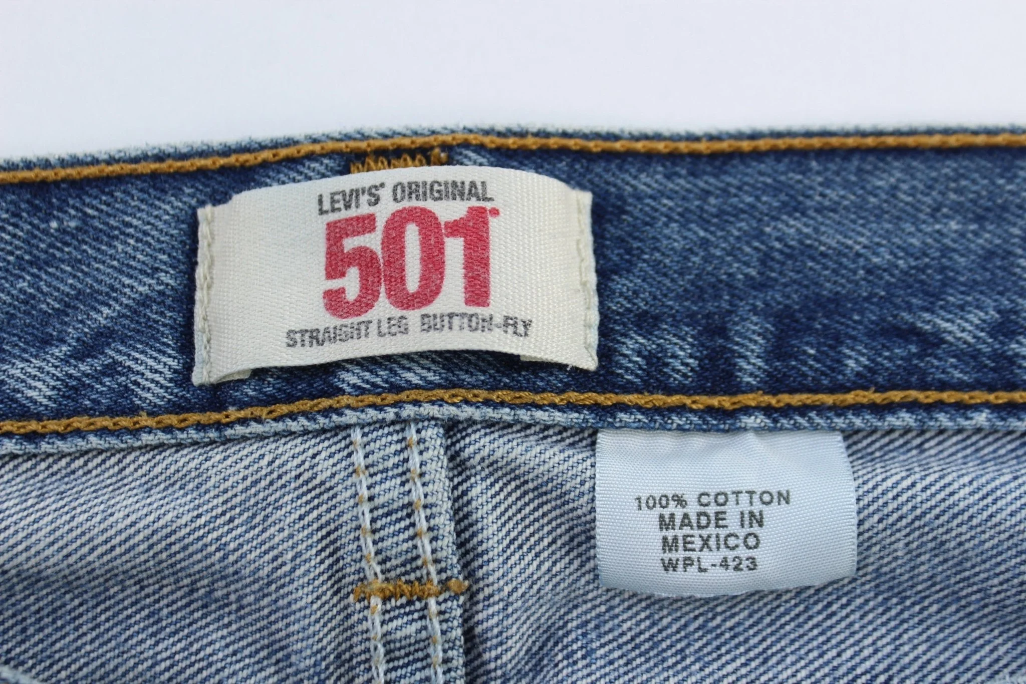Levi's 501 Medium Wash Denim Jeans - Image 5