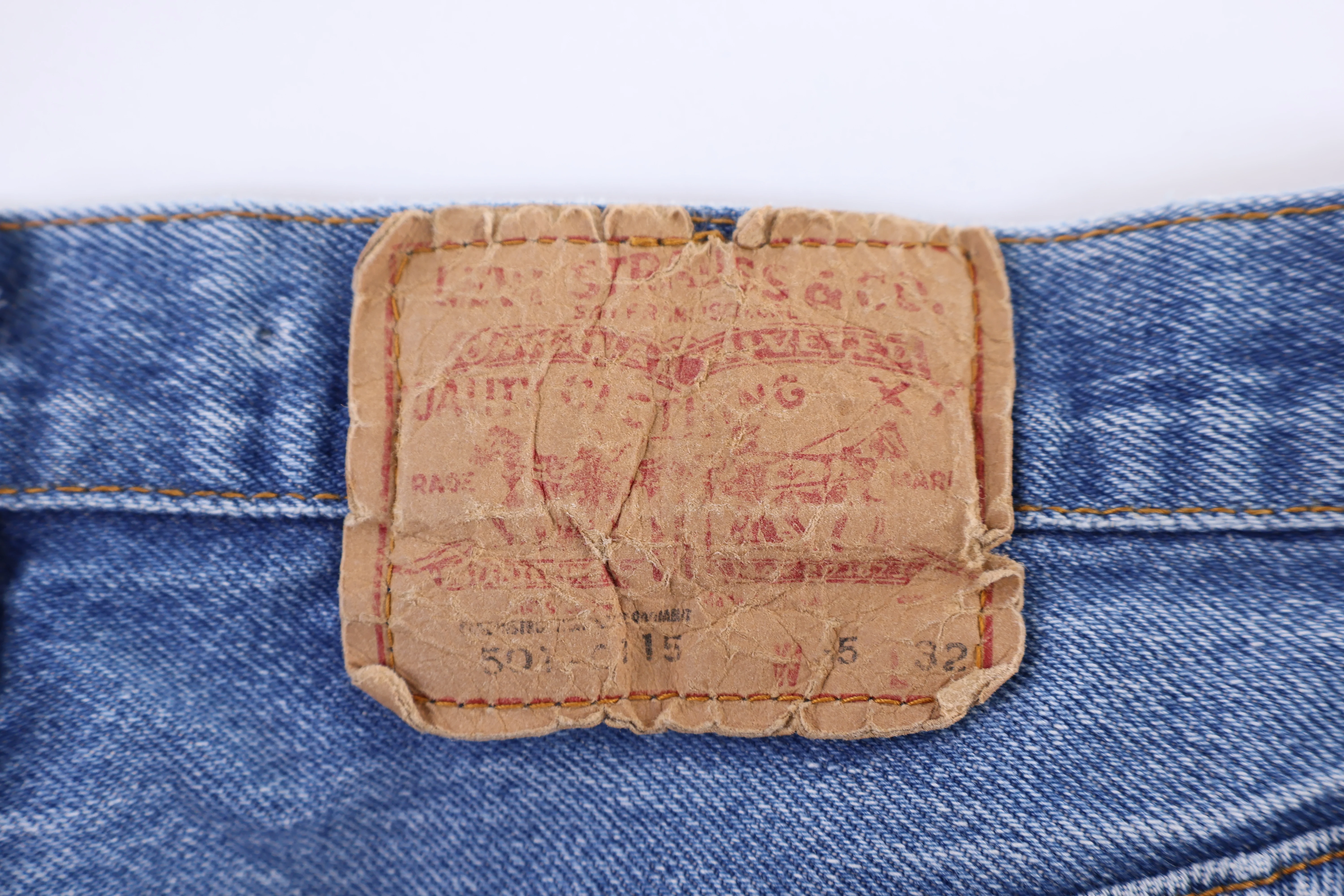 Levi's 501 Medium Wash Denim Jeans - Image 3