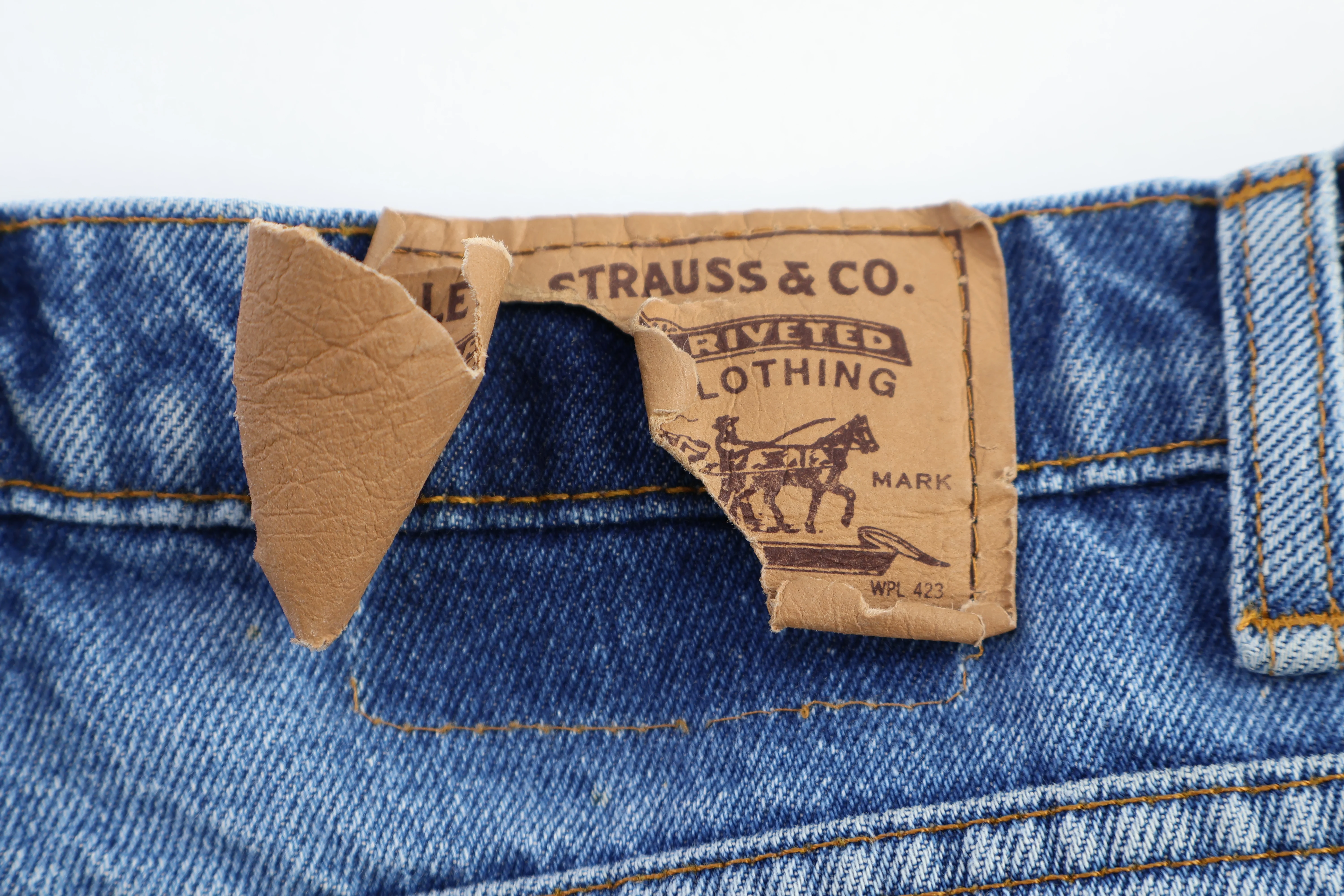 Levi's 505 Dark Wash Denim Jeans - Image 3