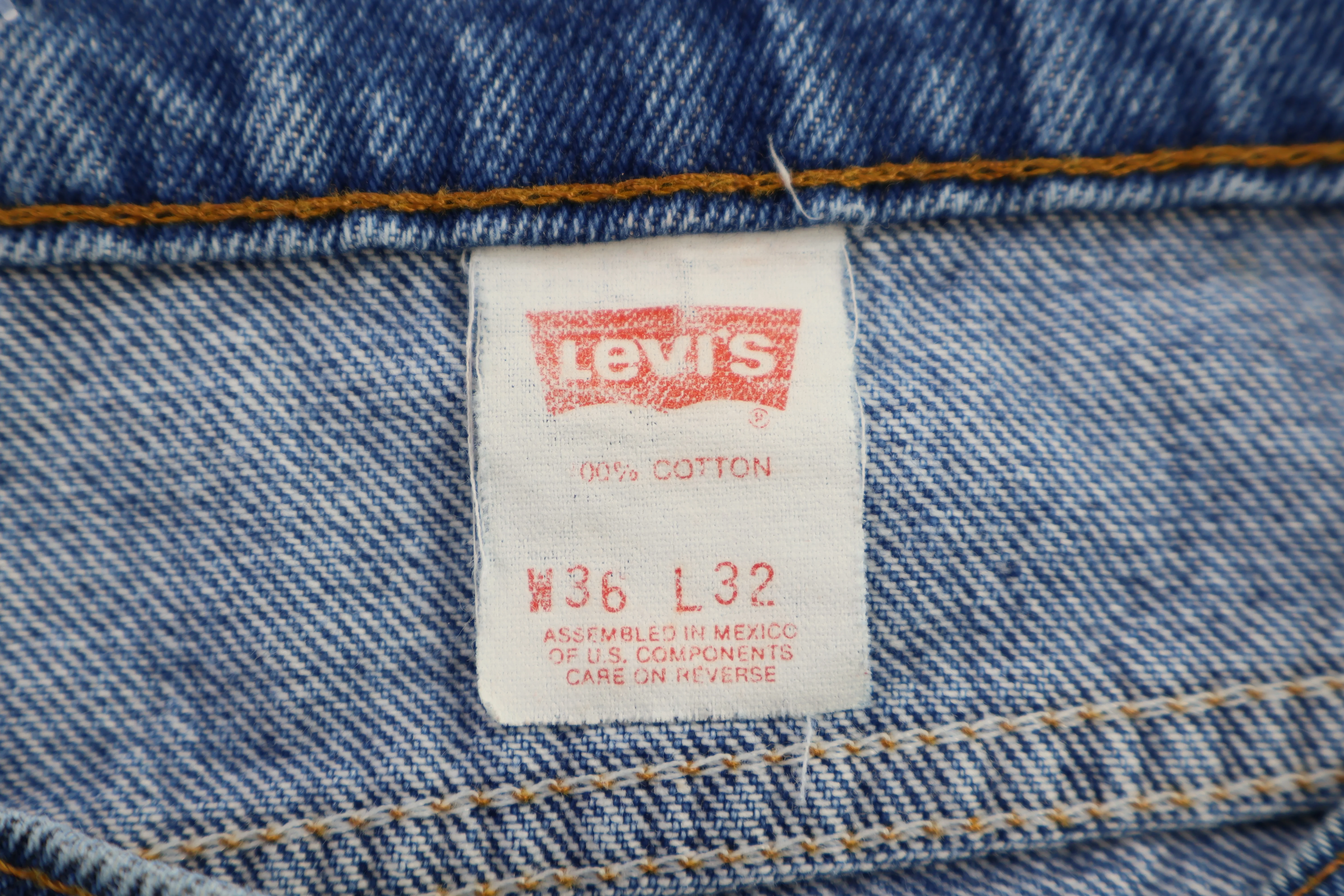 Levi's 505 Dark Wash Denim Jeans - Image 4