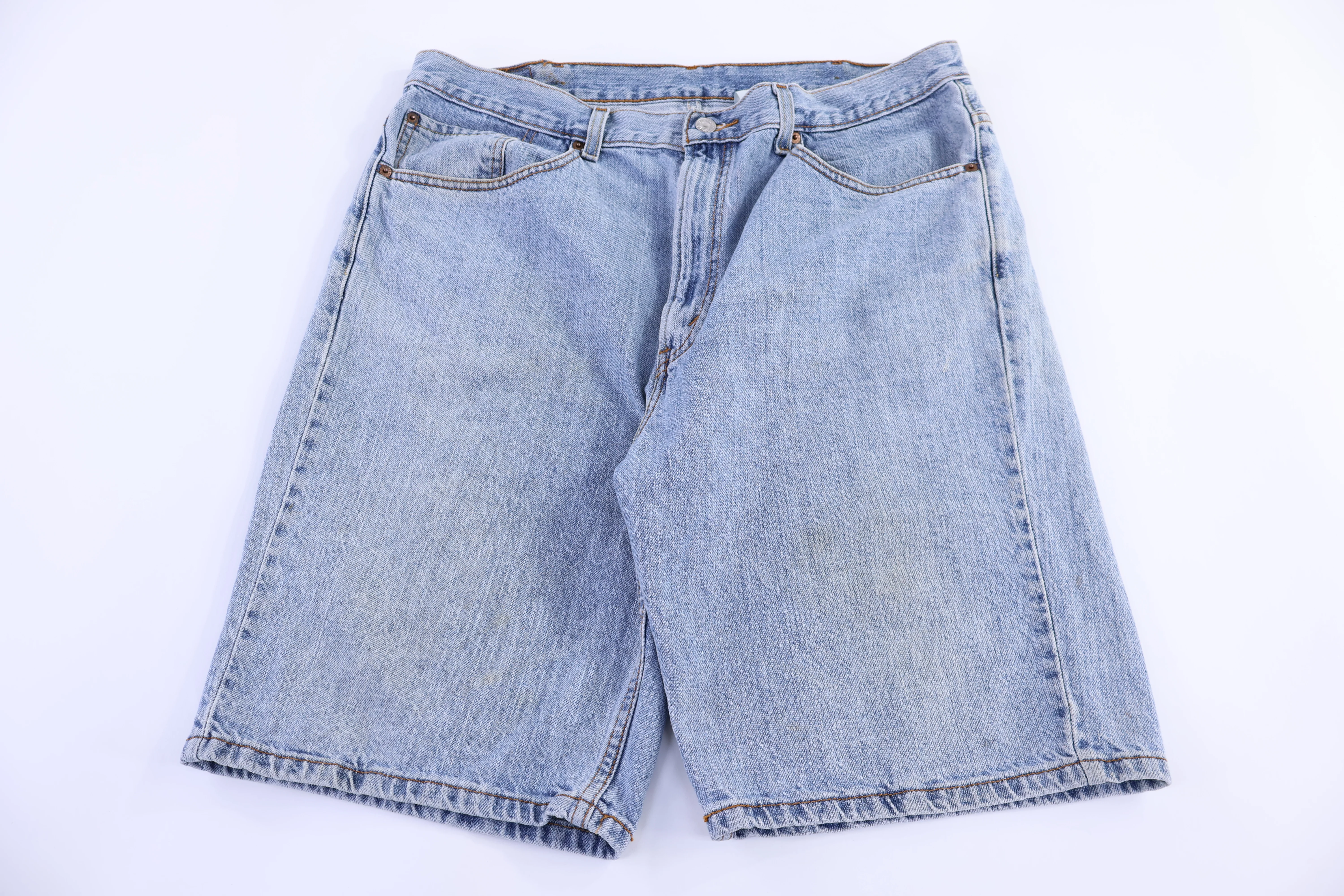 Levi's 505 Light Wash Denim Shorts - Image 2