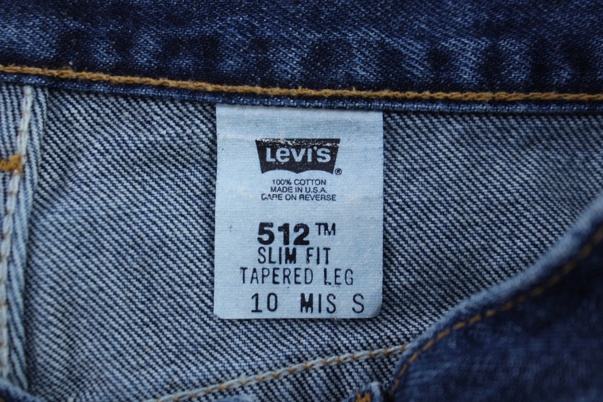 Levi's 512 Dark Wash Denim Jeans - Image 4