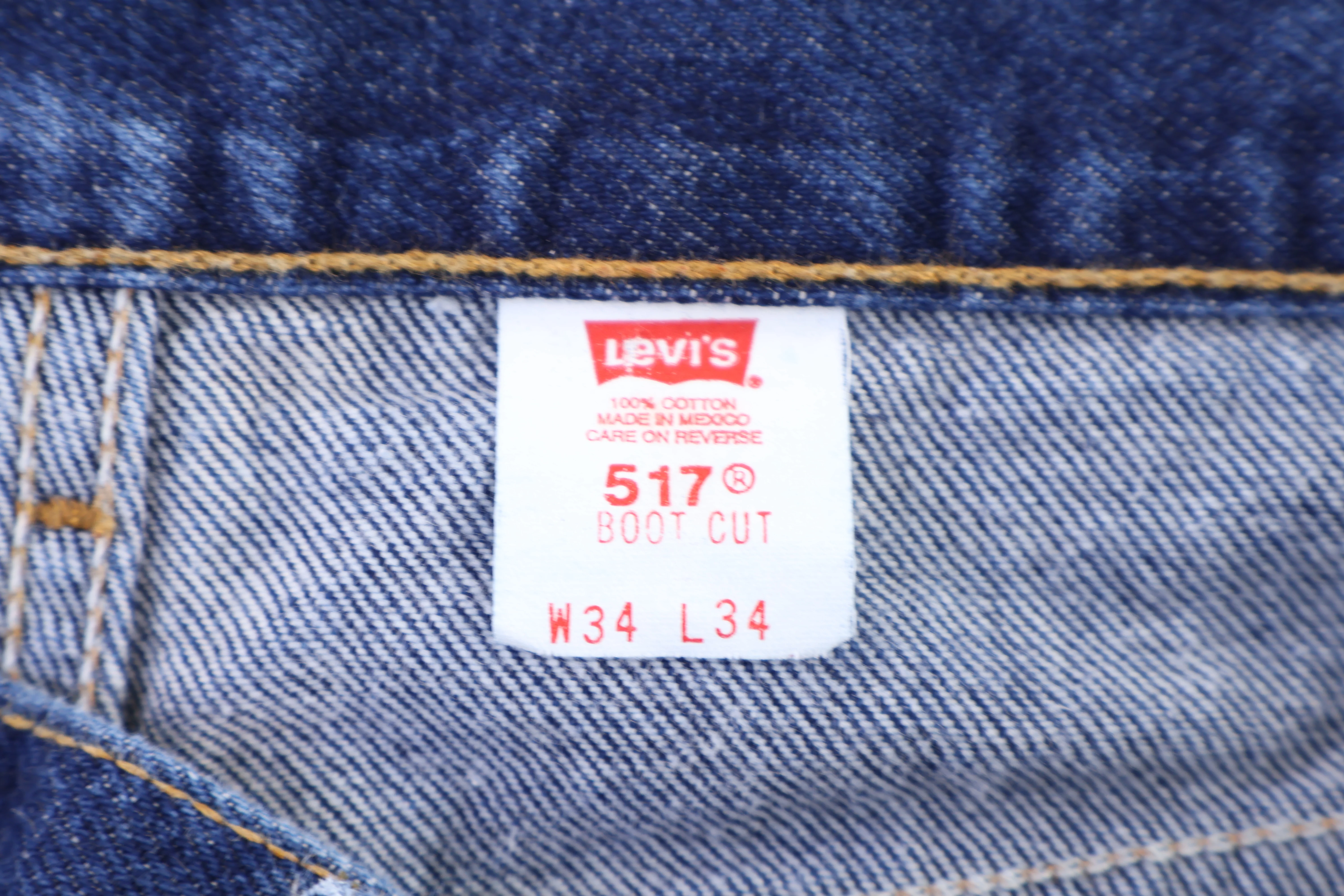 Levi's 517 Dark Wash Denim Jeans - Image 4