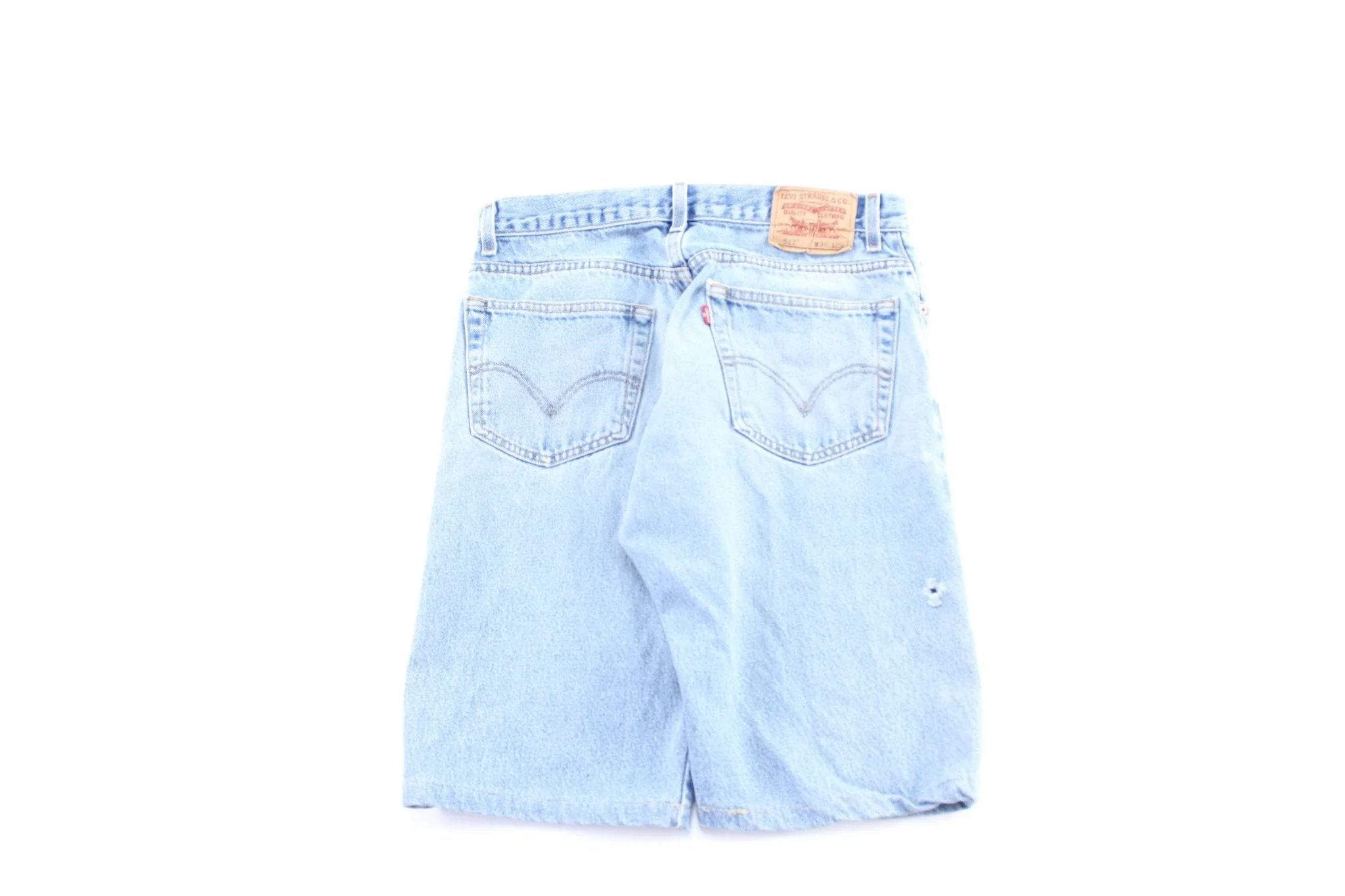 Levi's 517 Light Wash Denim Shorts - Image 2