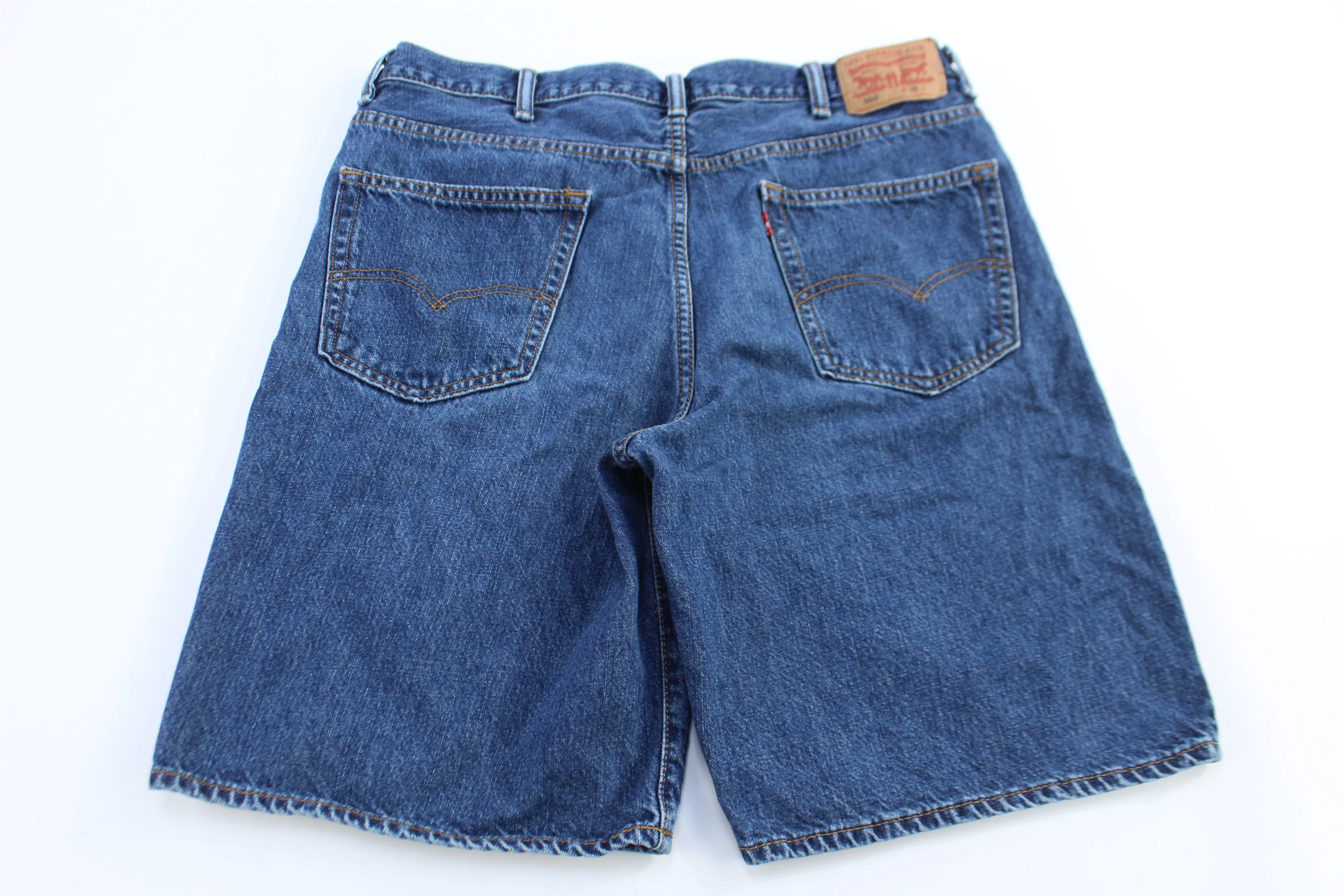 Levi's 550 Dark Wash Denim Shorts