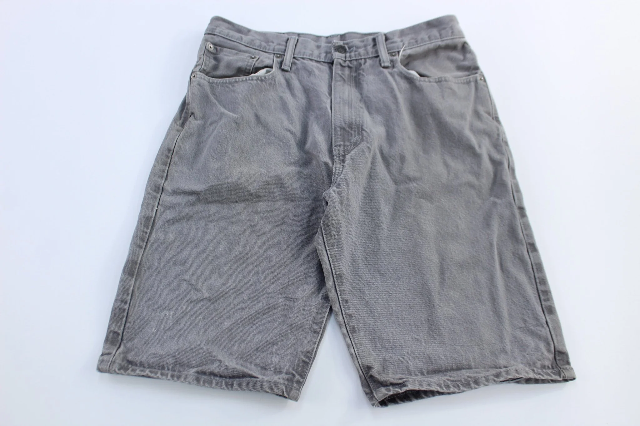 Levi's 5669 Grey Wash Denim Shorts