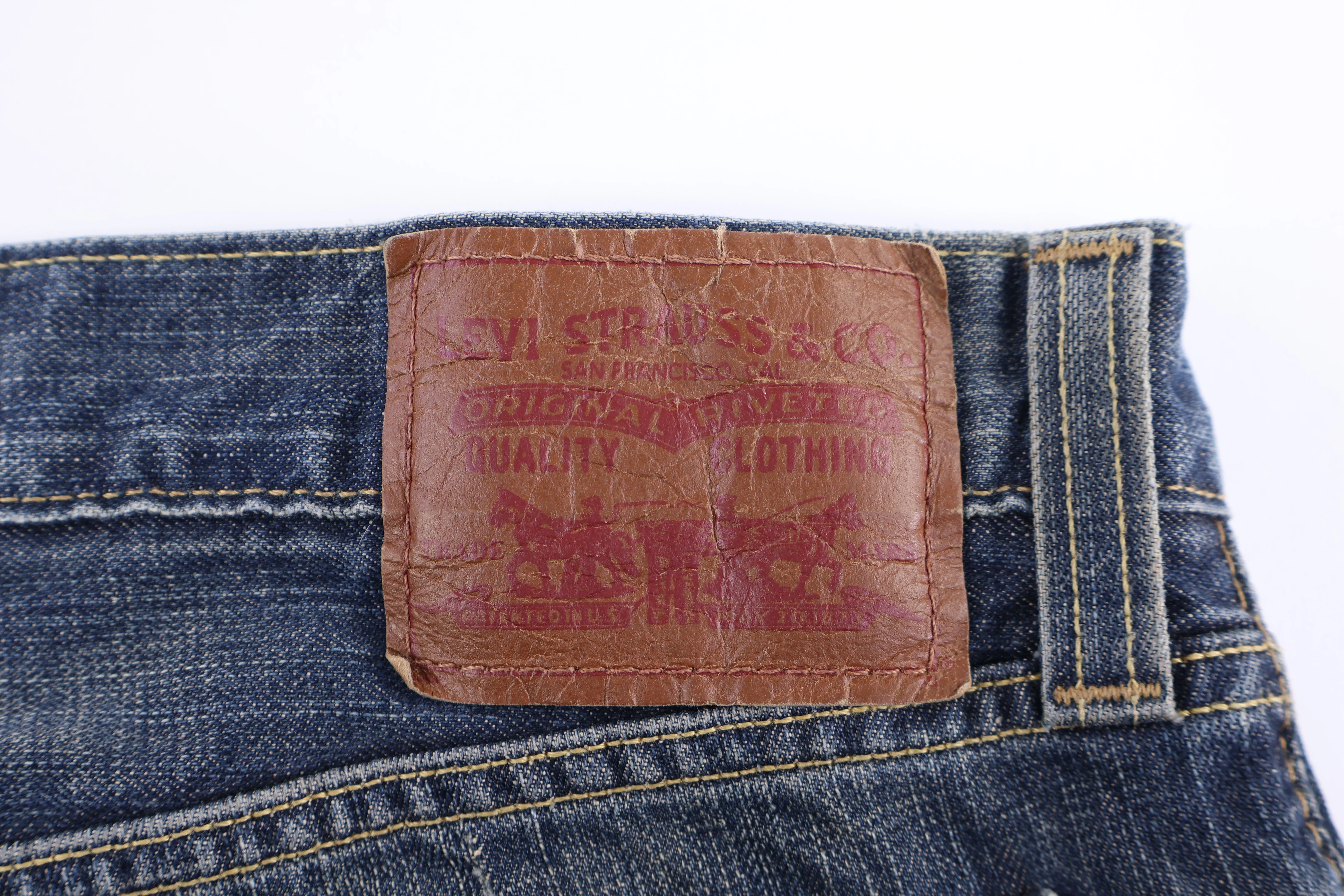 Levi's Dark Wash Denim Jeans - Image 3