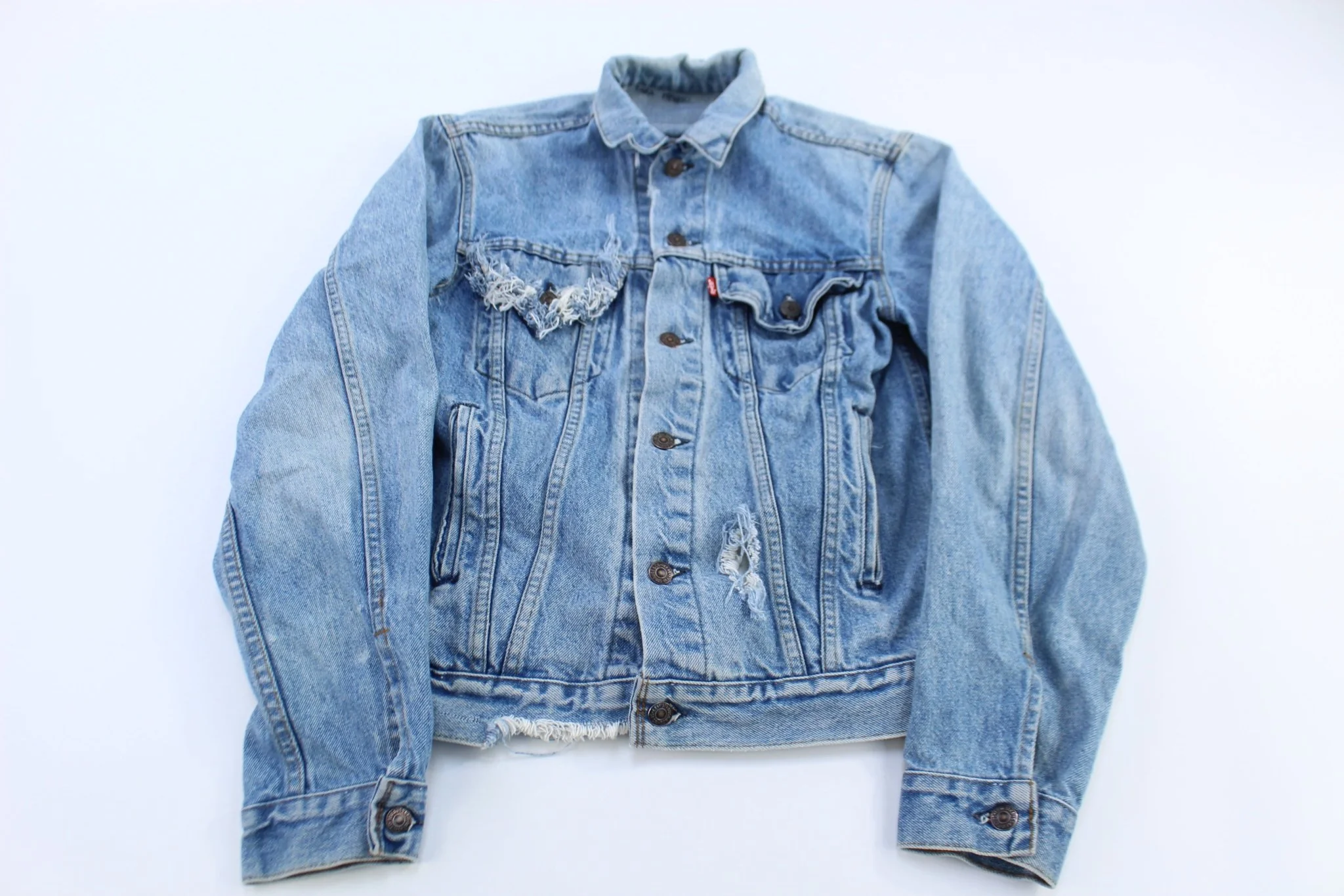 Levi's Light Wash Button Trucker Jacket