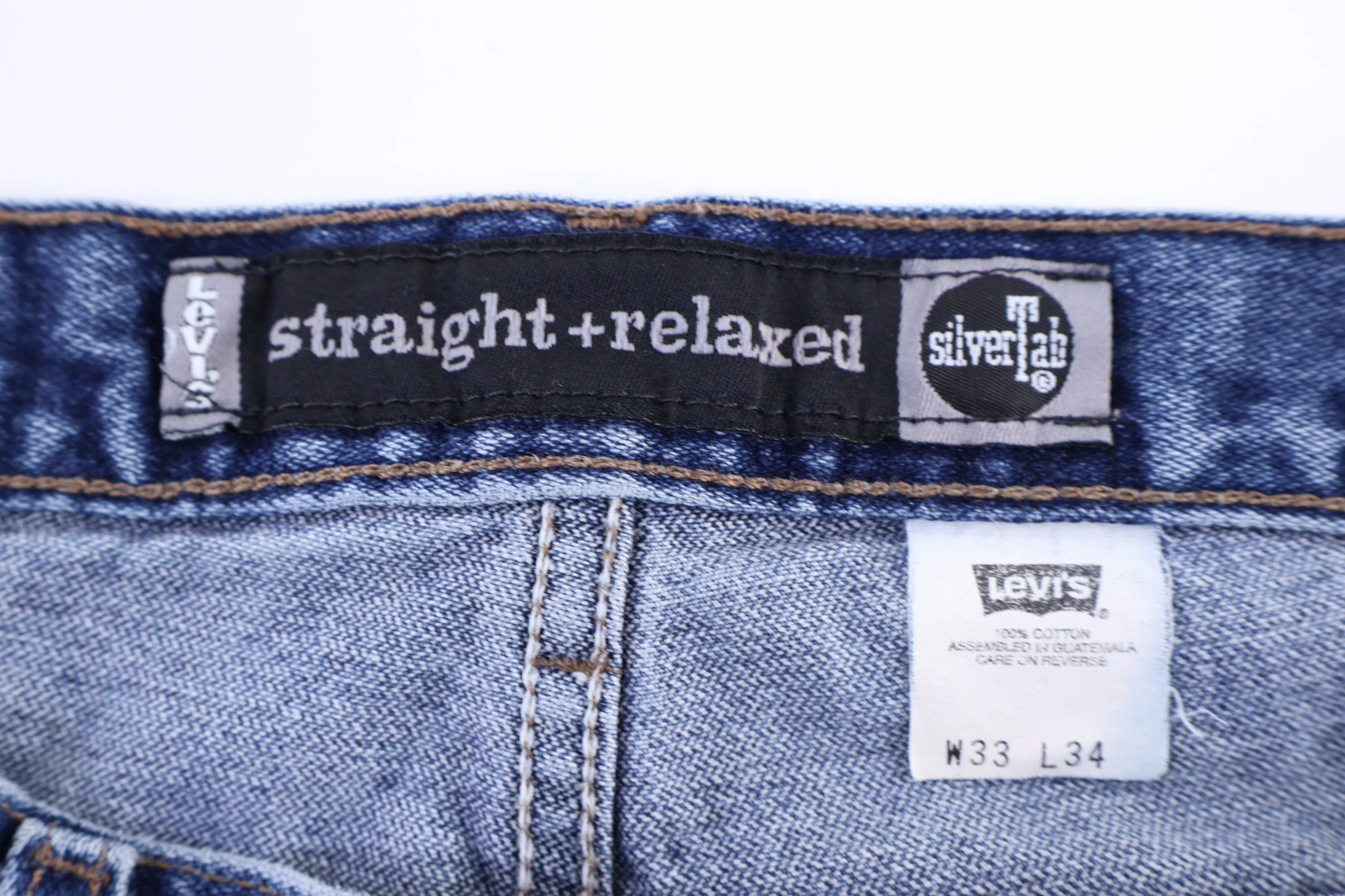 Levi's Silvertab Dark Wash Denim Jeans - Image 4