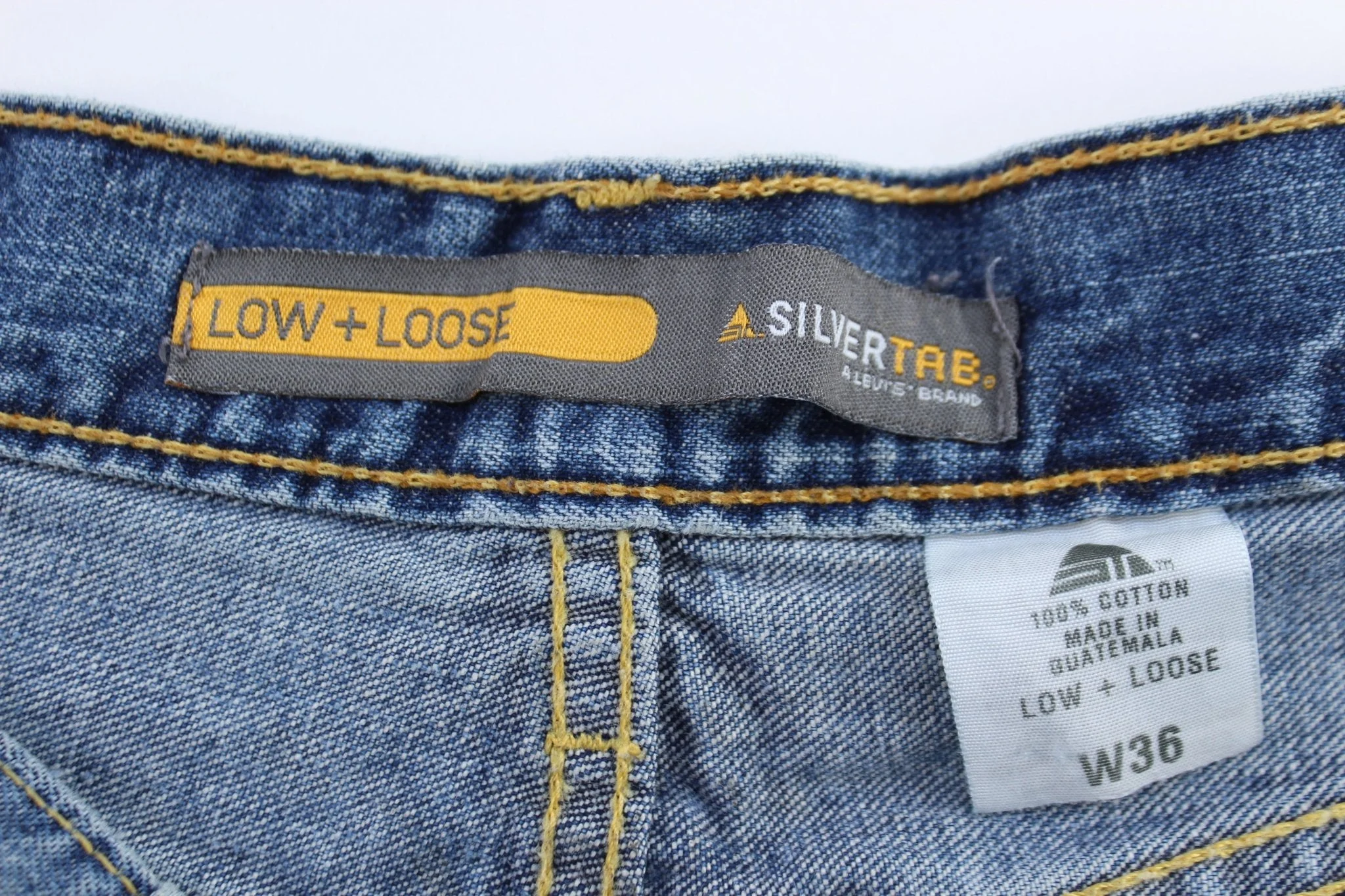 Levi's Silvertab Dark Wash Denim Shorts - Image 3