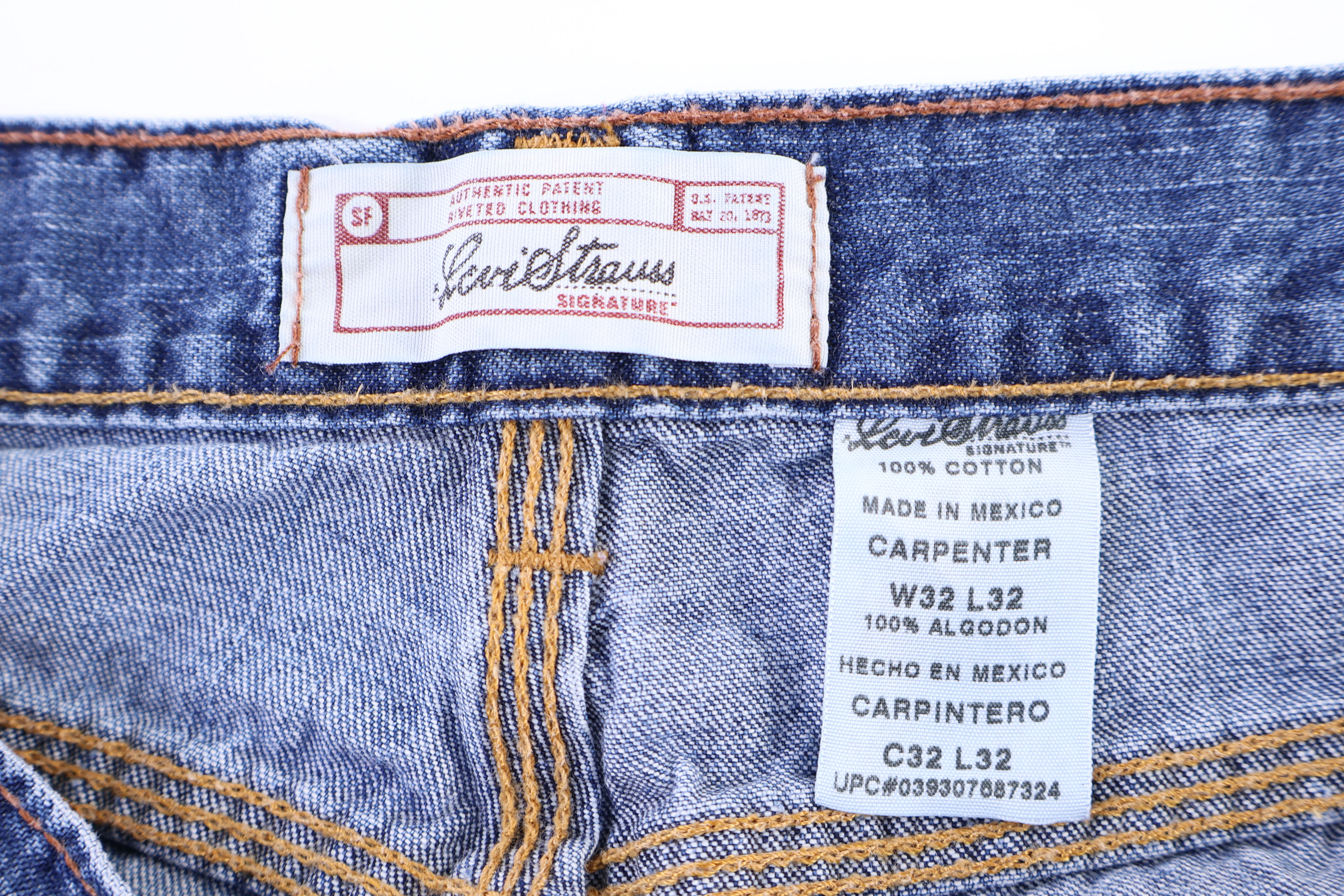 Levi's Strauss Dark Wash Carpenter Jeans - Image 4
