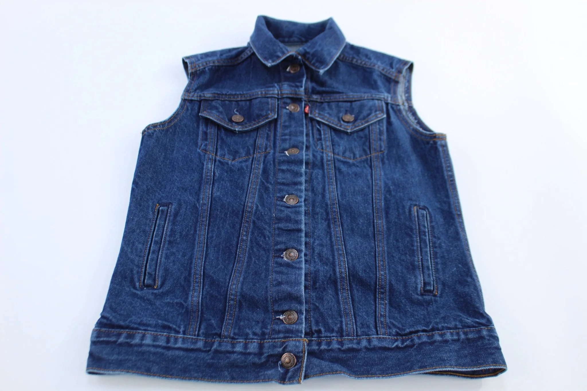 Levi's x Harley Davidson Motorcycles Denim Biker Vest