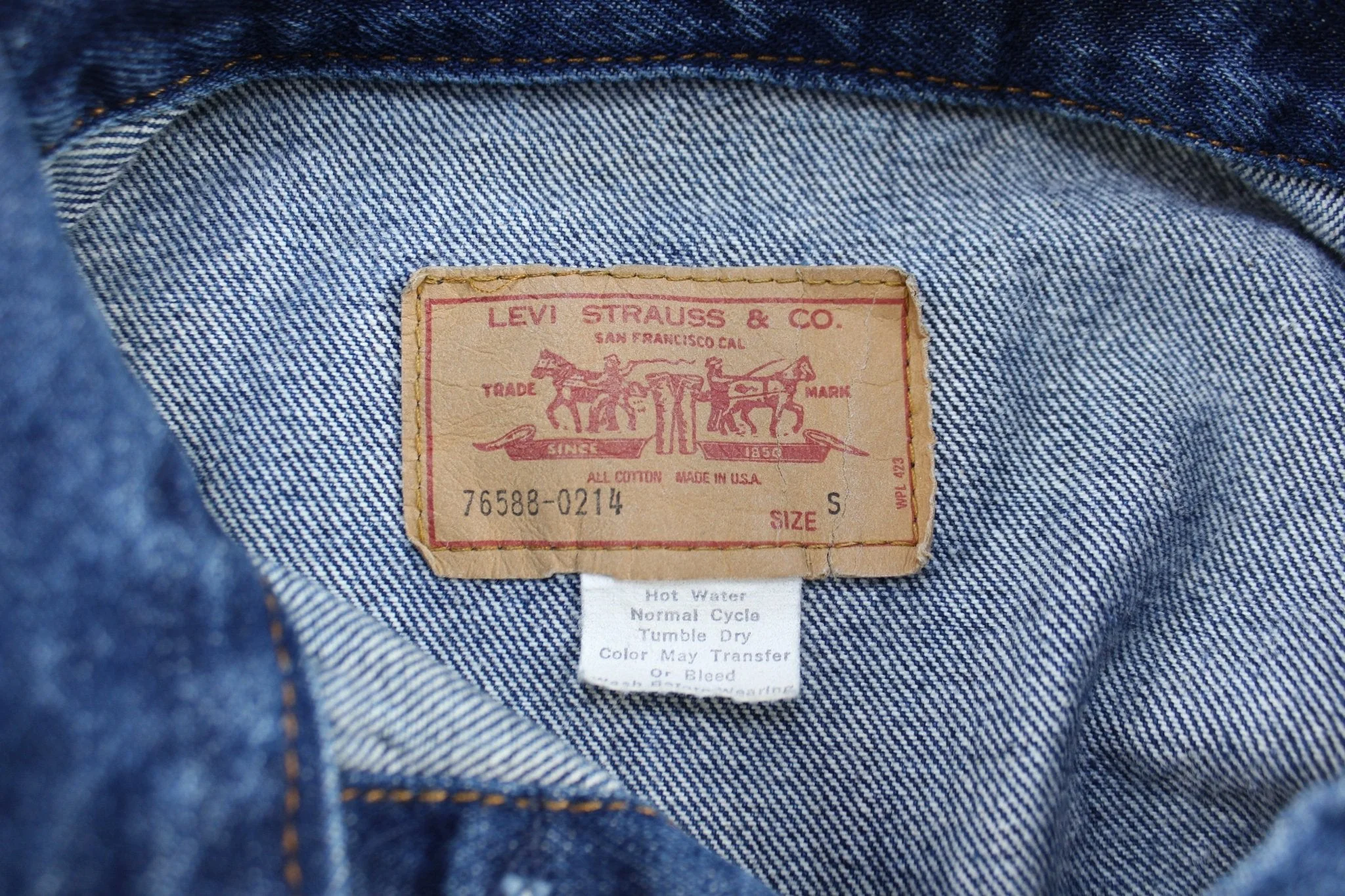 Levi's x Harley Davidson Motorcycles Denim Biker Vest - Image 3