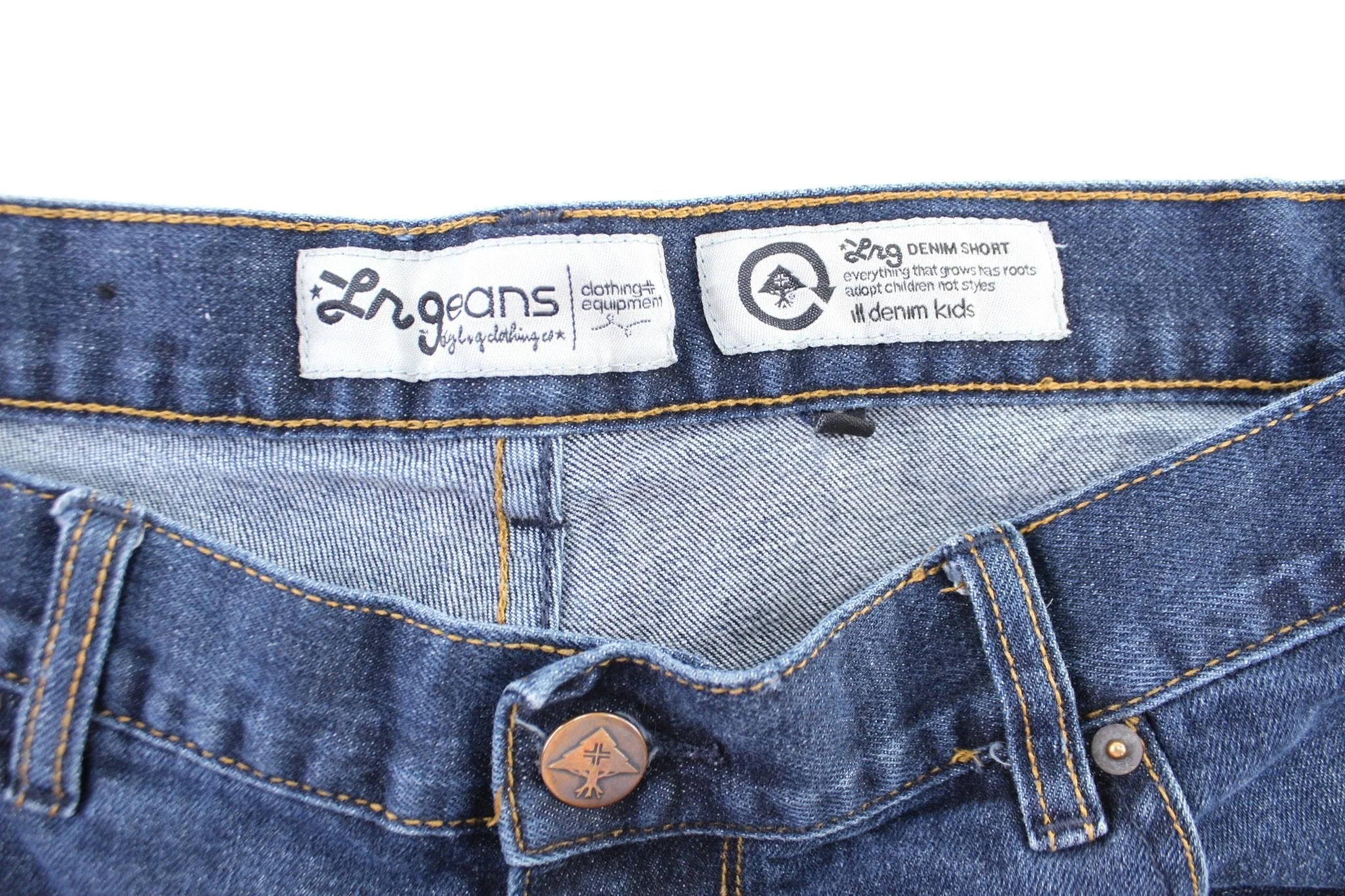 LN Jeans Dark Navy Denim Shorts - Image 3