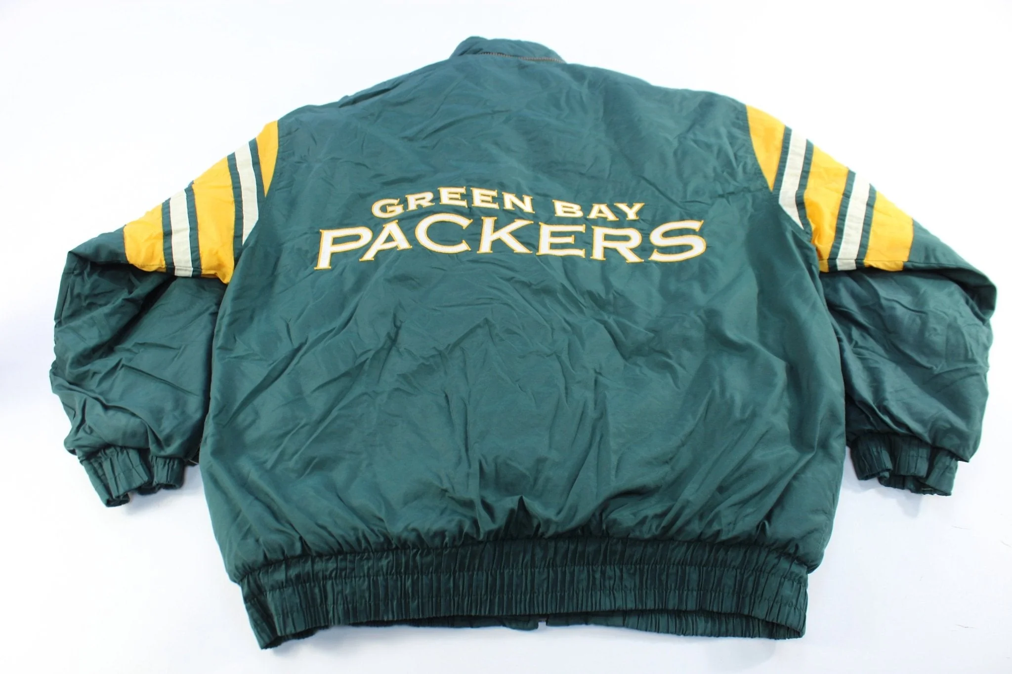 Logo 7 Embroidered Green Bay Packers Zip Up Jacket - Image 2