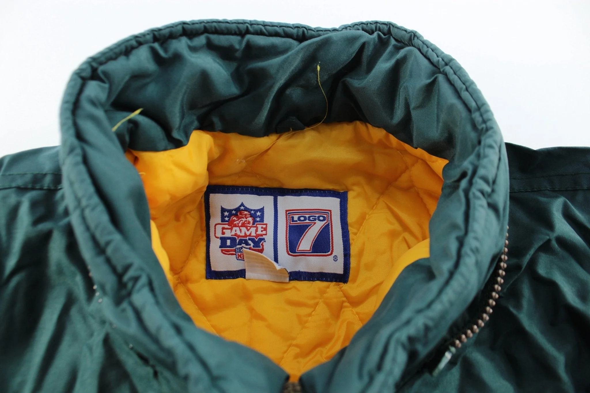 Logo 7 Embroidered Green Bay Packers Zip Up Jacket - Image 3