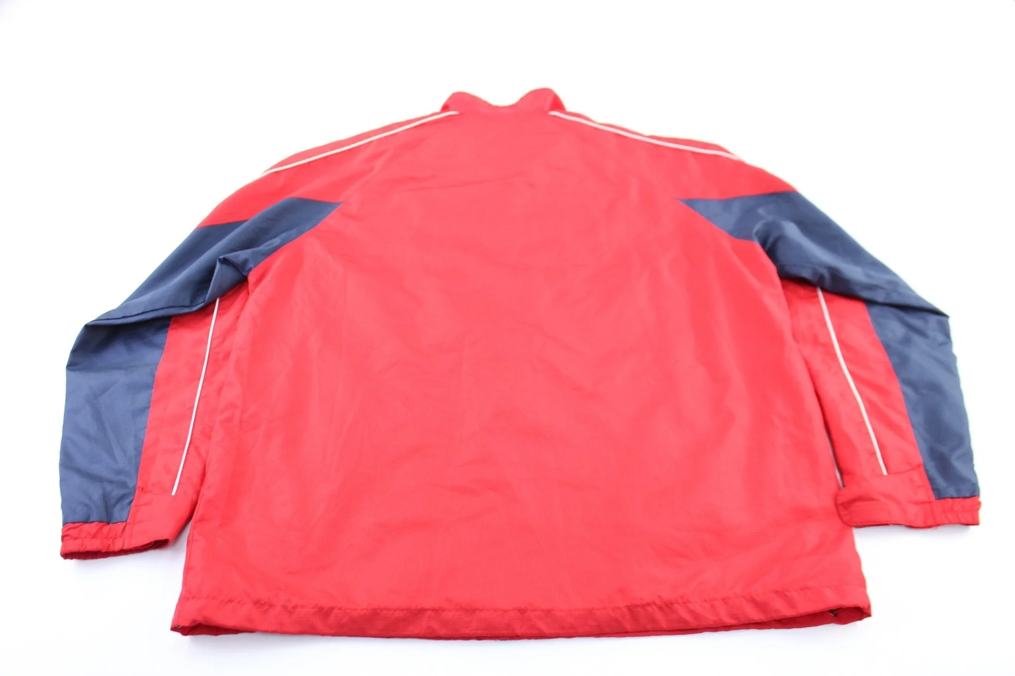 Los Angeles Angels Navy Blue & Red Zip Up Jacket - Image 2