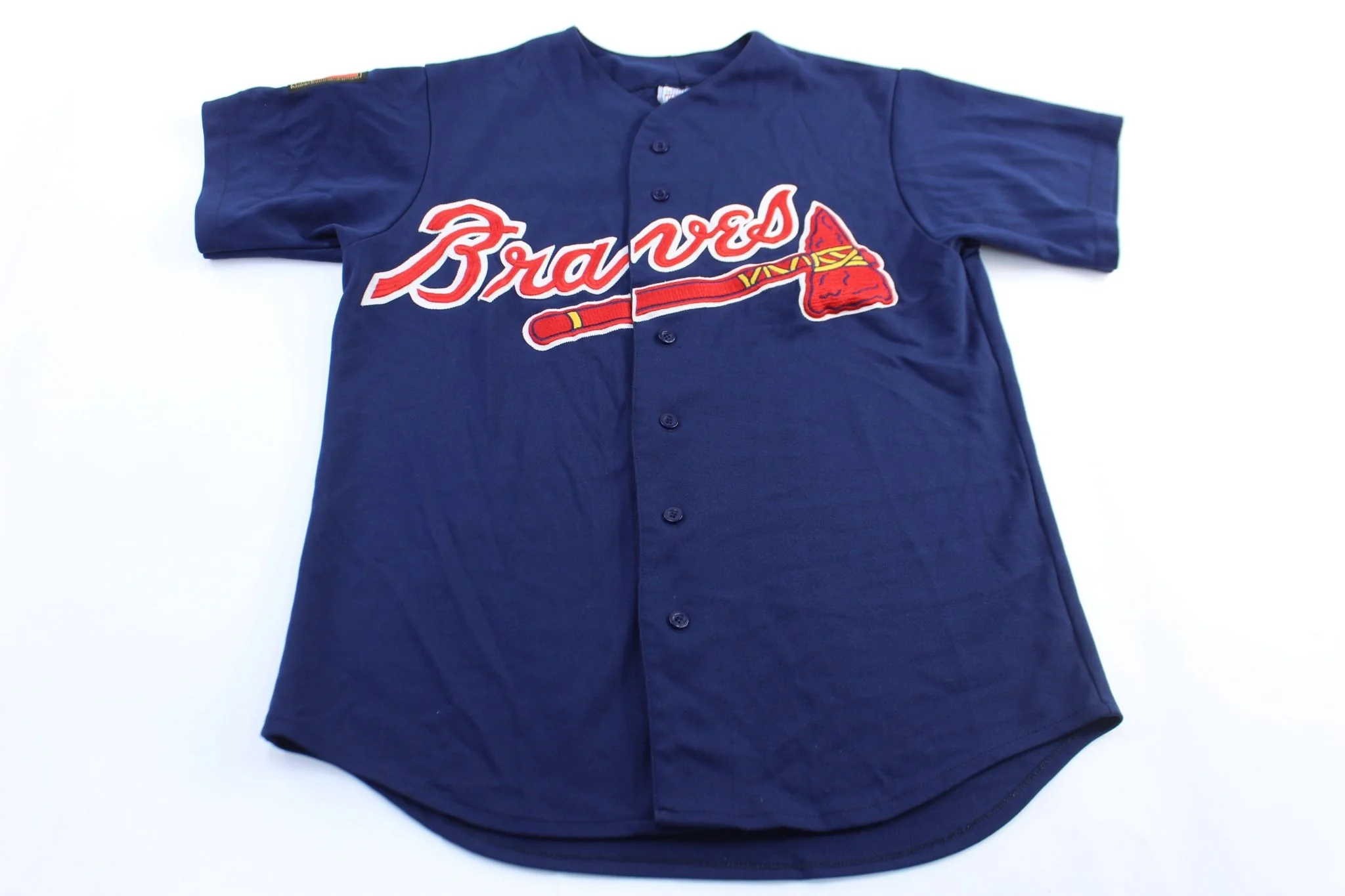 Majestic Embroidered Atlanta Braves 125th Anniversary Baseball Jersey