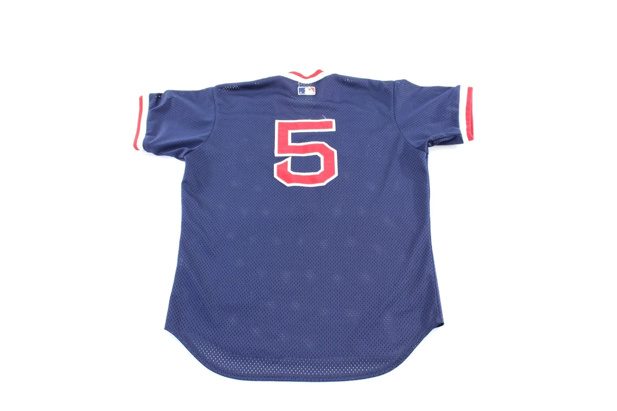 Majestic Embroidered Boston Red Sox #5 Baseball Jersey - Image 2