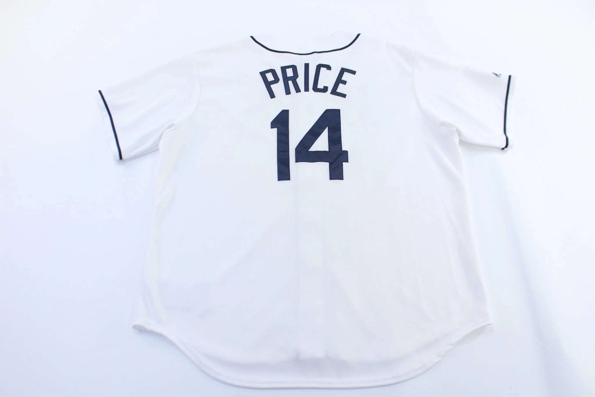 Majestic Embroidered Tampa Bay Rays David Price Baseball Jersey - Image 2
