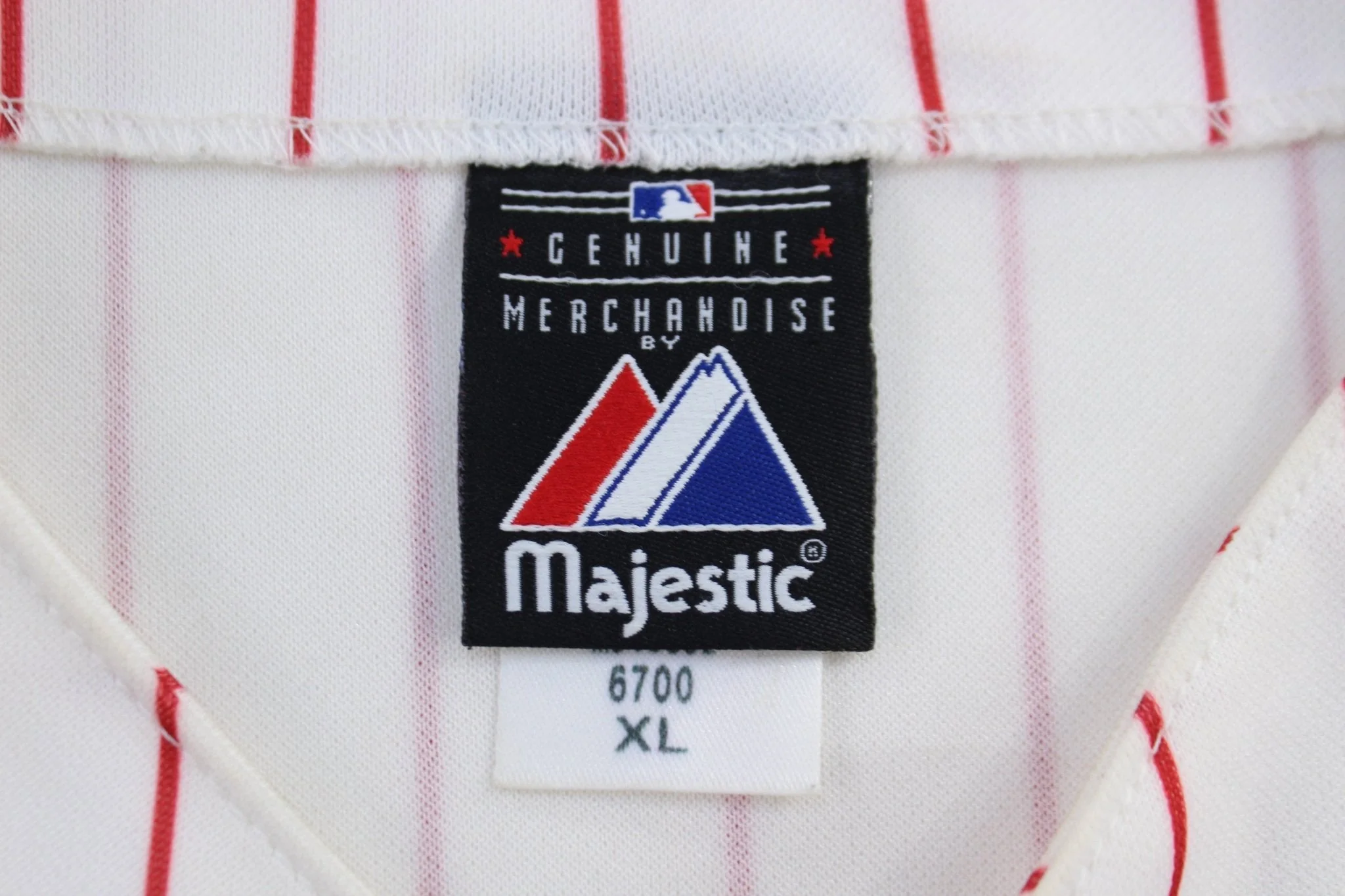 Majestic Philadelphia Phillies Pinstriped Baseball Jersey - Image 4