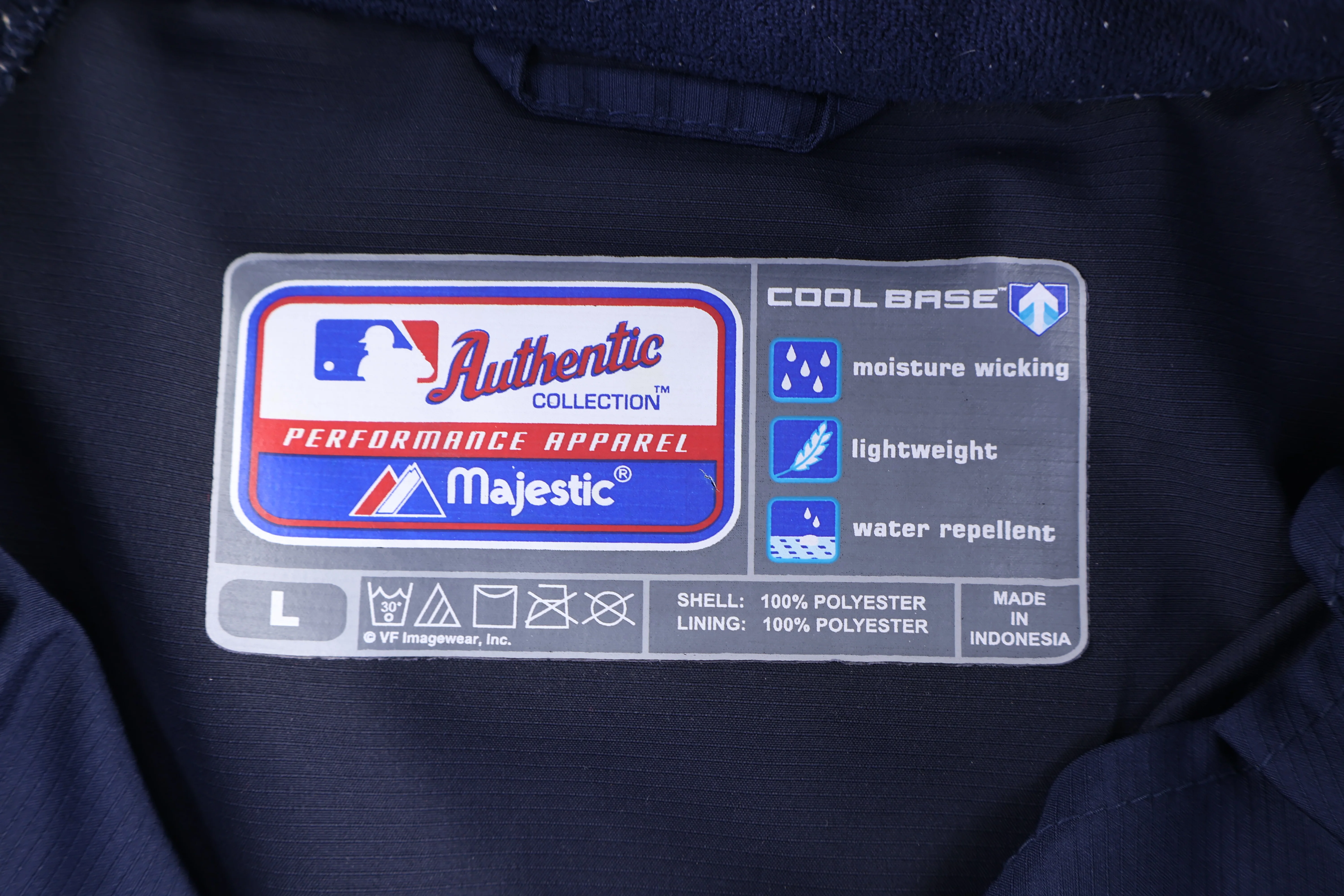 Majestic Tampa Bay Rays Short Sleeve Pullover Windbreaker - Image 3