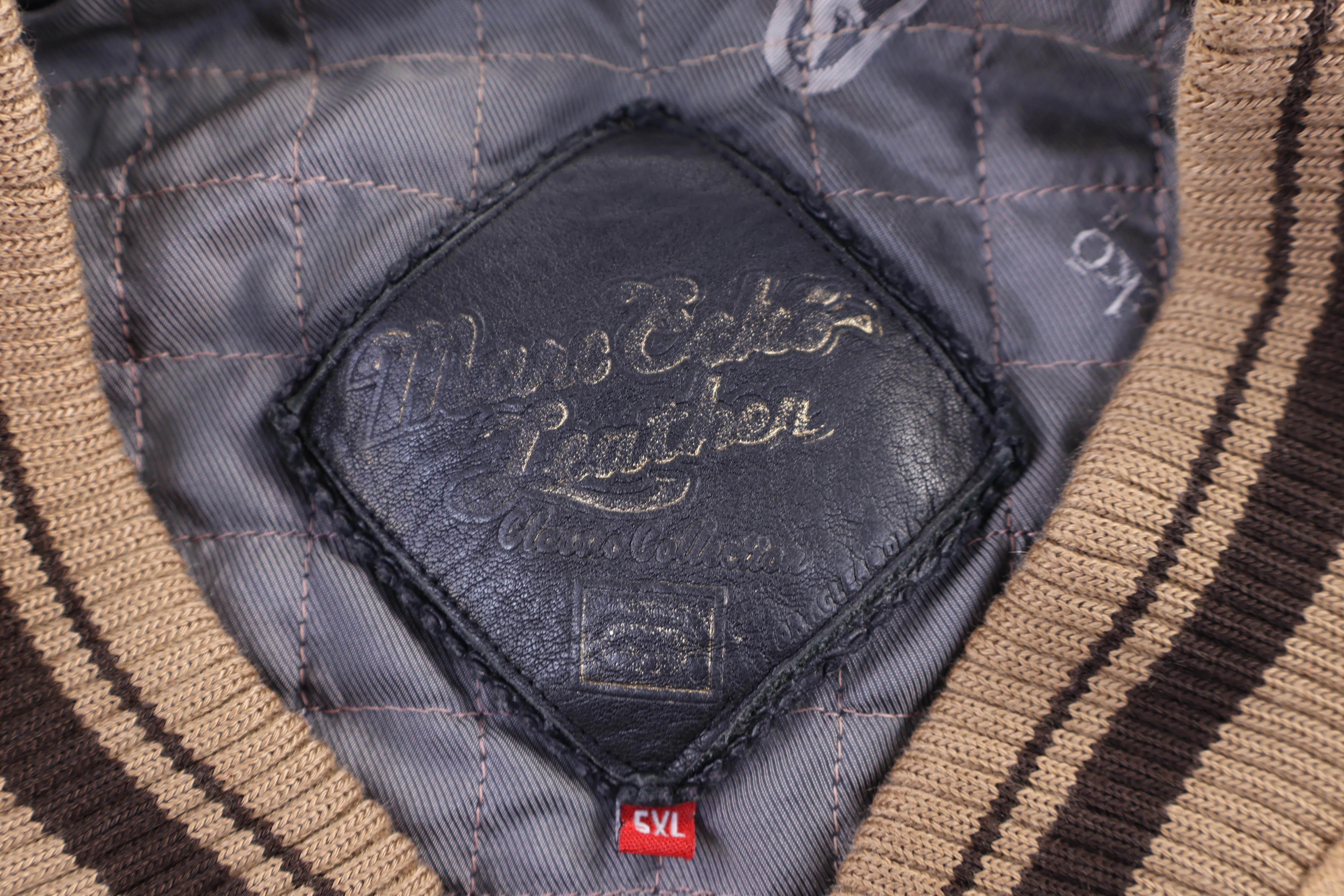 Marc Ecko Leather Bomber Jacket - Image 3