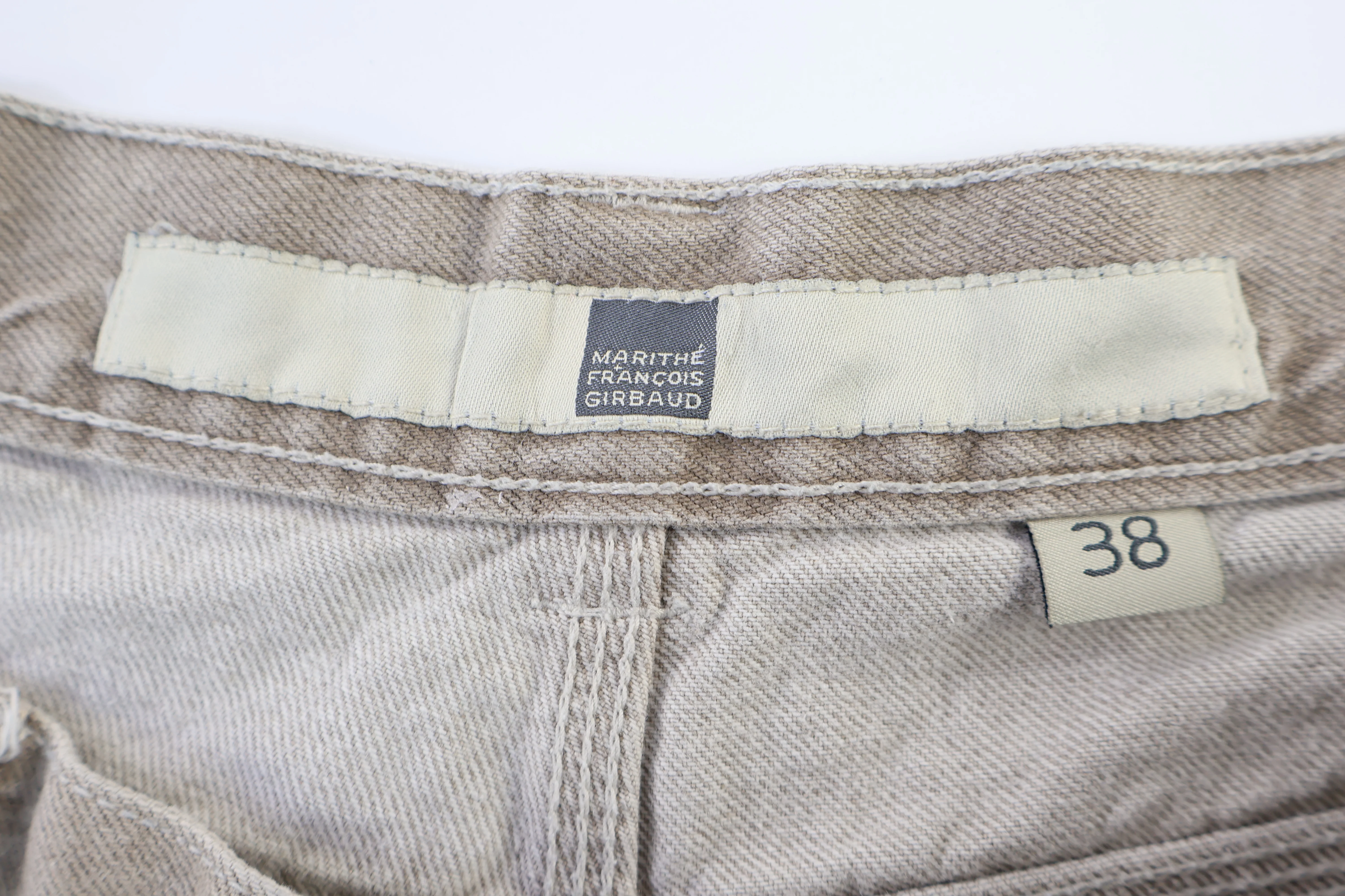 Marithe Francois Girbaud Tan Shorts - Image 4